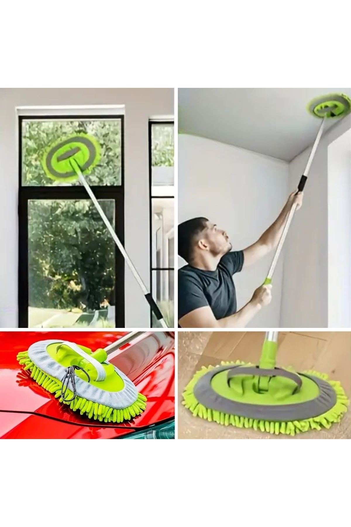 TBL Dekor® Yedek Mikrofiber Bezli Oto Yıkama Mop Seti