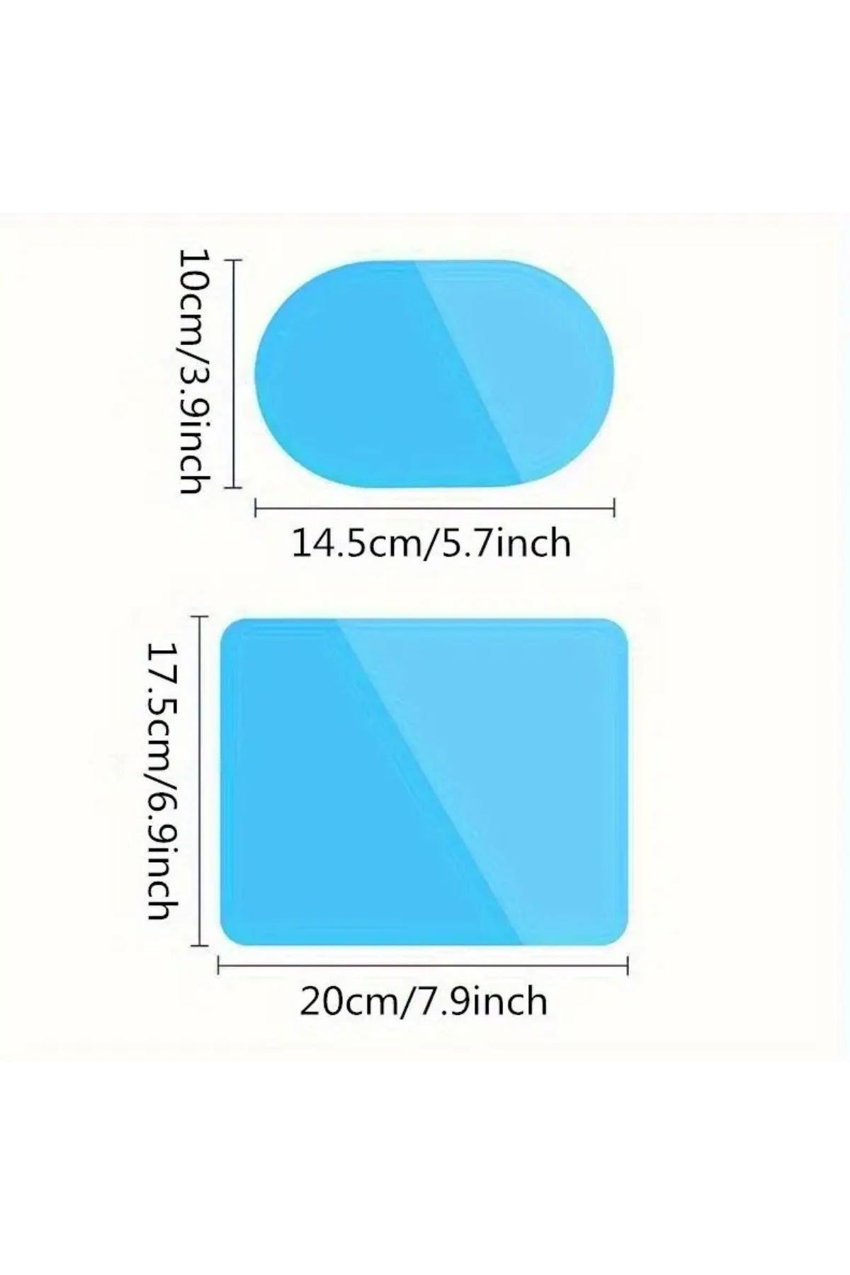 TBL Dekor® 4 Parça Yan Aynalar ve Yan Camlar İçin Araç Ayna Yağmur Kaydırıcı ve Cam Buğu Önleyici Film Seti