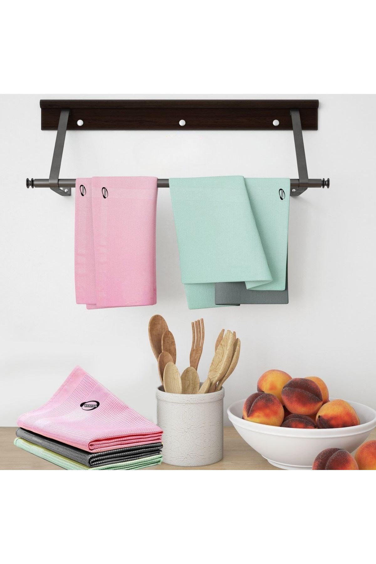 TBL Dekor® İz Bırakmayan Mikrofiber Temizlik Bezi 3'lü Set Cam ve Ayna Silme Toz Alma Temizlik Bezi