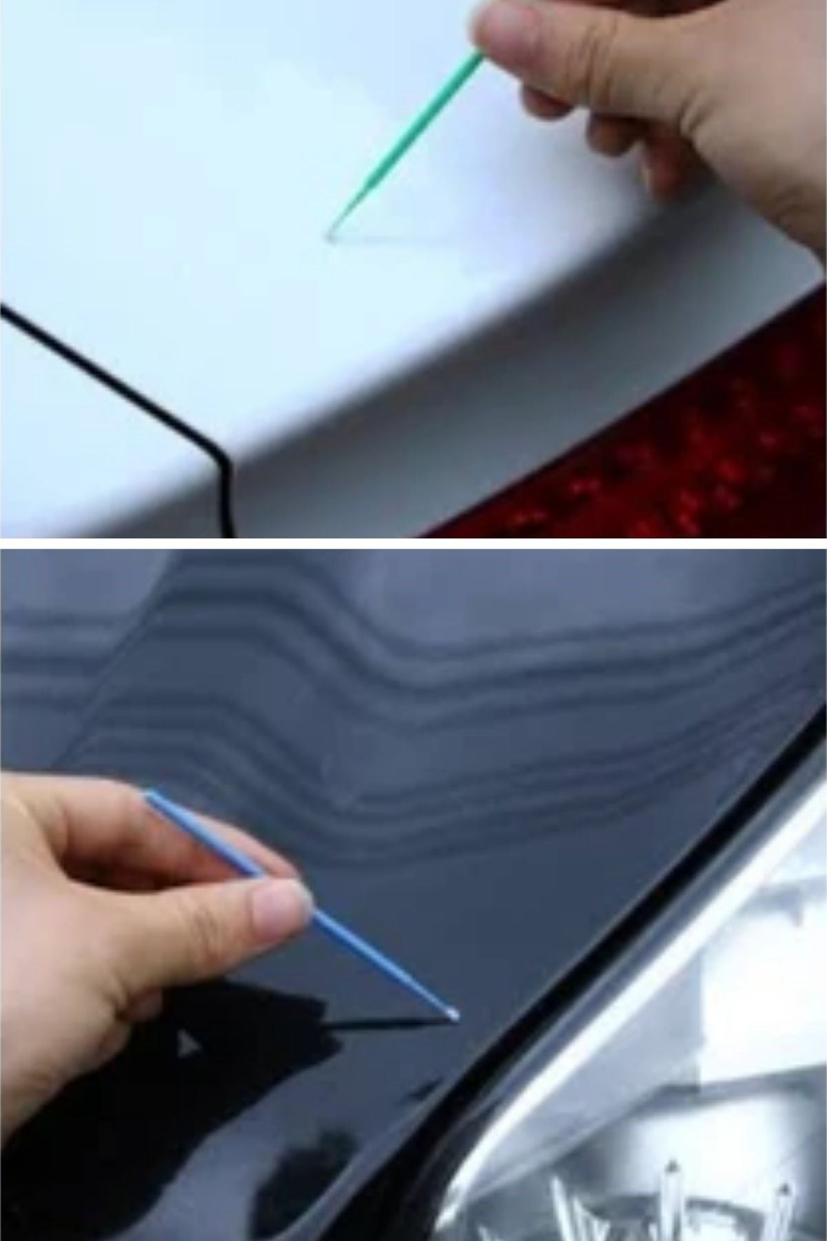 TBL Dekor® 100’lü Mini Tek Kullanımlık Araba Rötüş Fırçası –İnce Uçlu Yumuşak Kıllı Boya Uygulayıcı, Otomotiv Detaylandırma