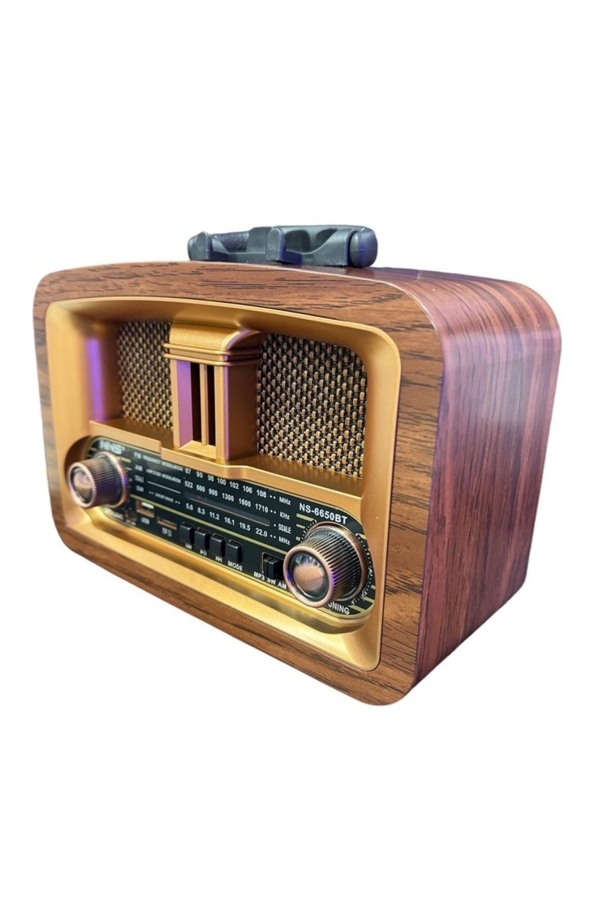 TBL Dekor® Taşınabilir Klasik AM/FM/SW  Retro Ev Radyo USB ile Şarj Olabilen Retro Radyo