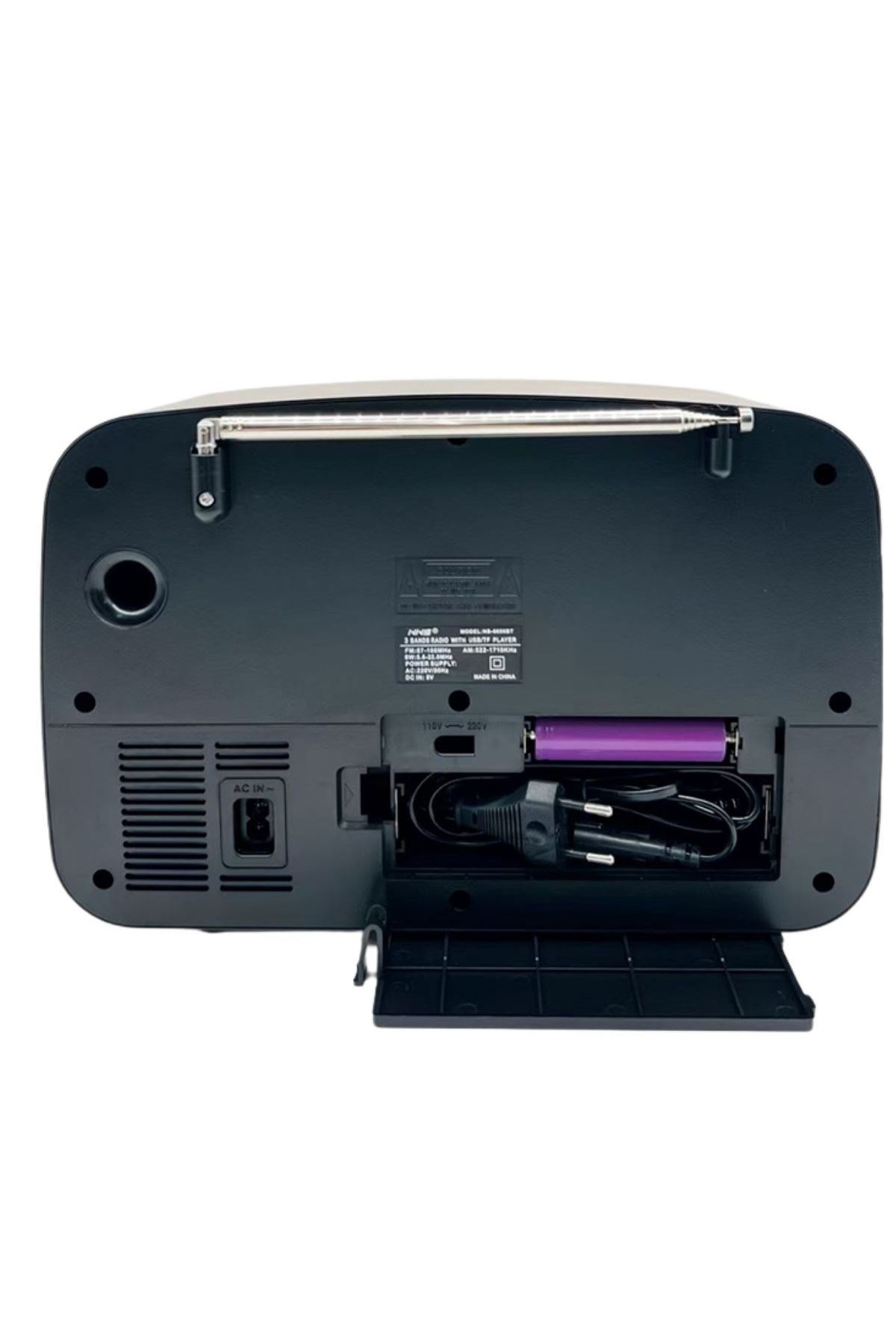 TBL Dekor® Taşınabilir Klasik AM/FM/SW Transistör Retro Nostaljik Radyo USB Şarjlı