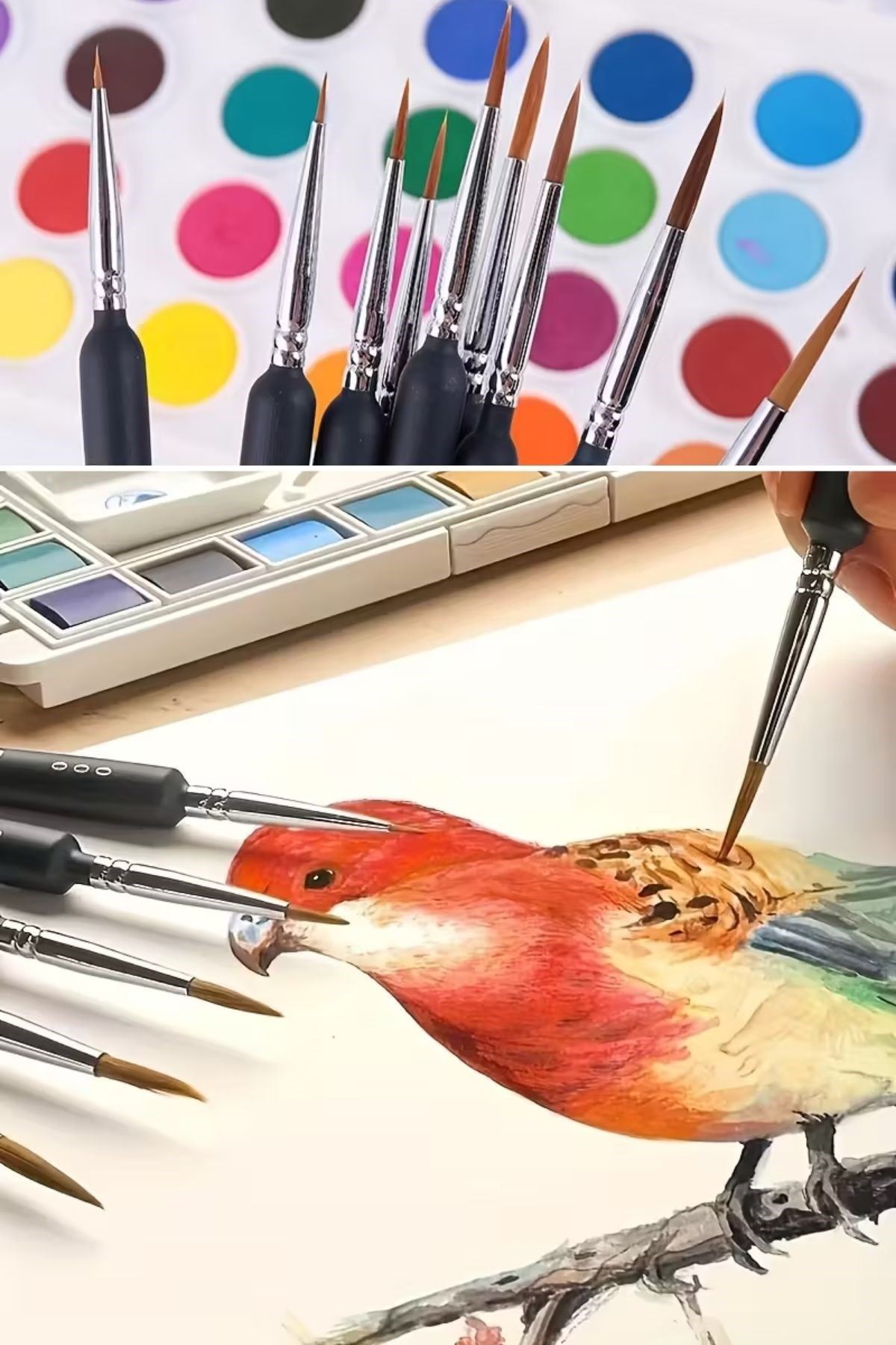 TBL Dekor®10 Adet Hobi ve Araba Rötüş Fırça Seti – İnce Detay Boyama, Model Yapımı ve Araç Çizik Giderme İçin Çok Amaçlı Fırça Takımı