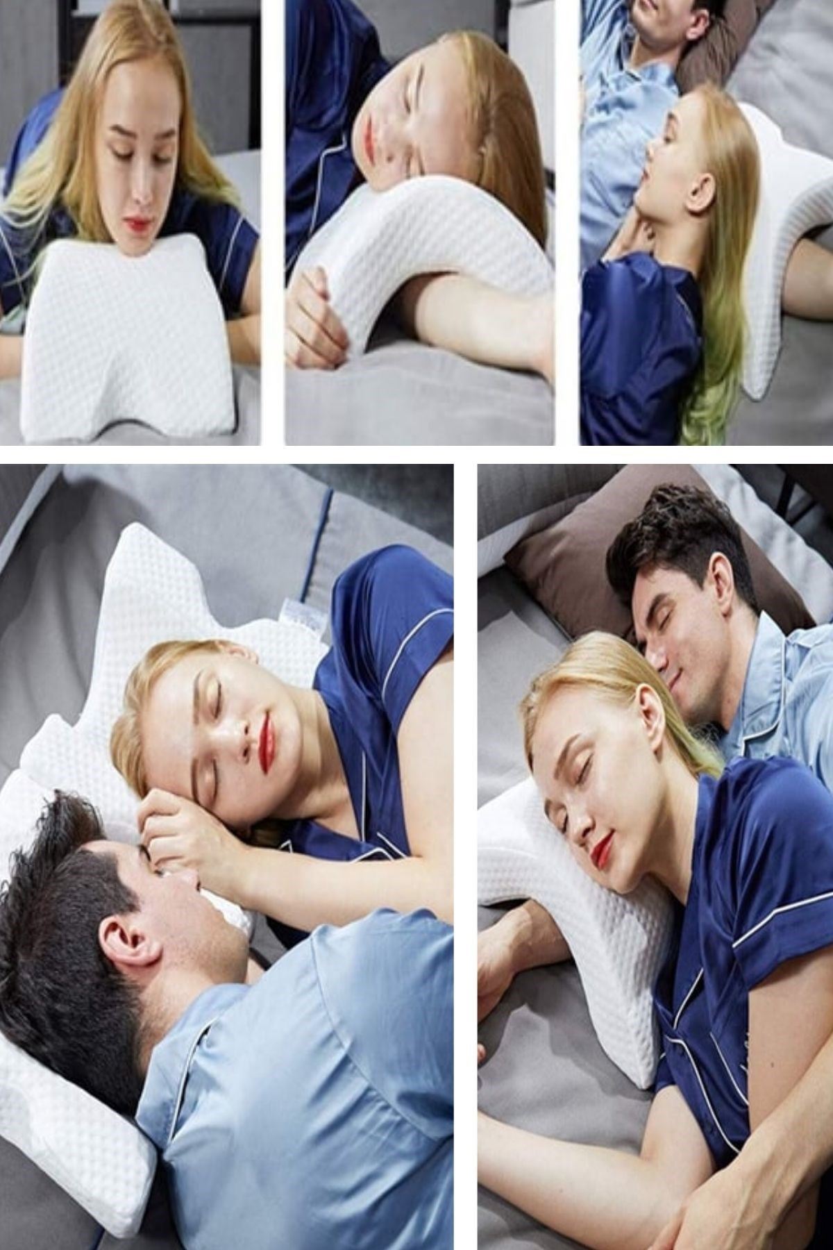 TBL Dekor® % 100 Visco Kavisli Ortopedik Yıkanabilir Kumaş Kılıflı Bel Boyun Bacak Ağrıları İçin Yastık