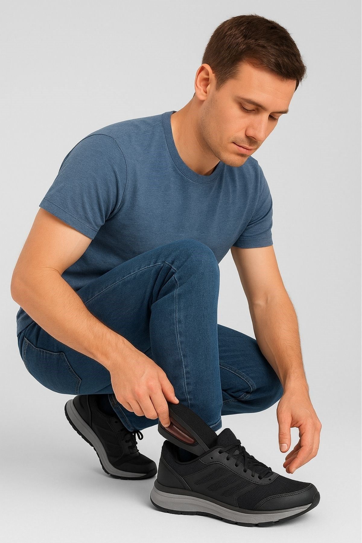 TBL Dekor® 5 cm Boy Uzatıcı Silikon Ortopedik Topuk Tabanlık – Yüksek Konforlu Gizli Yükseltici Ped (Unisex)