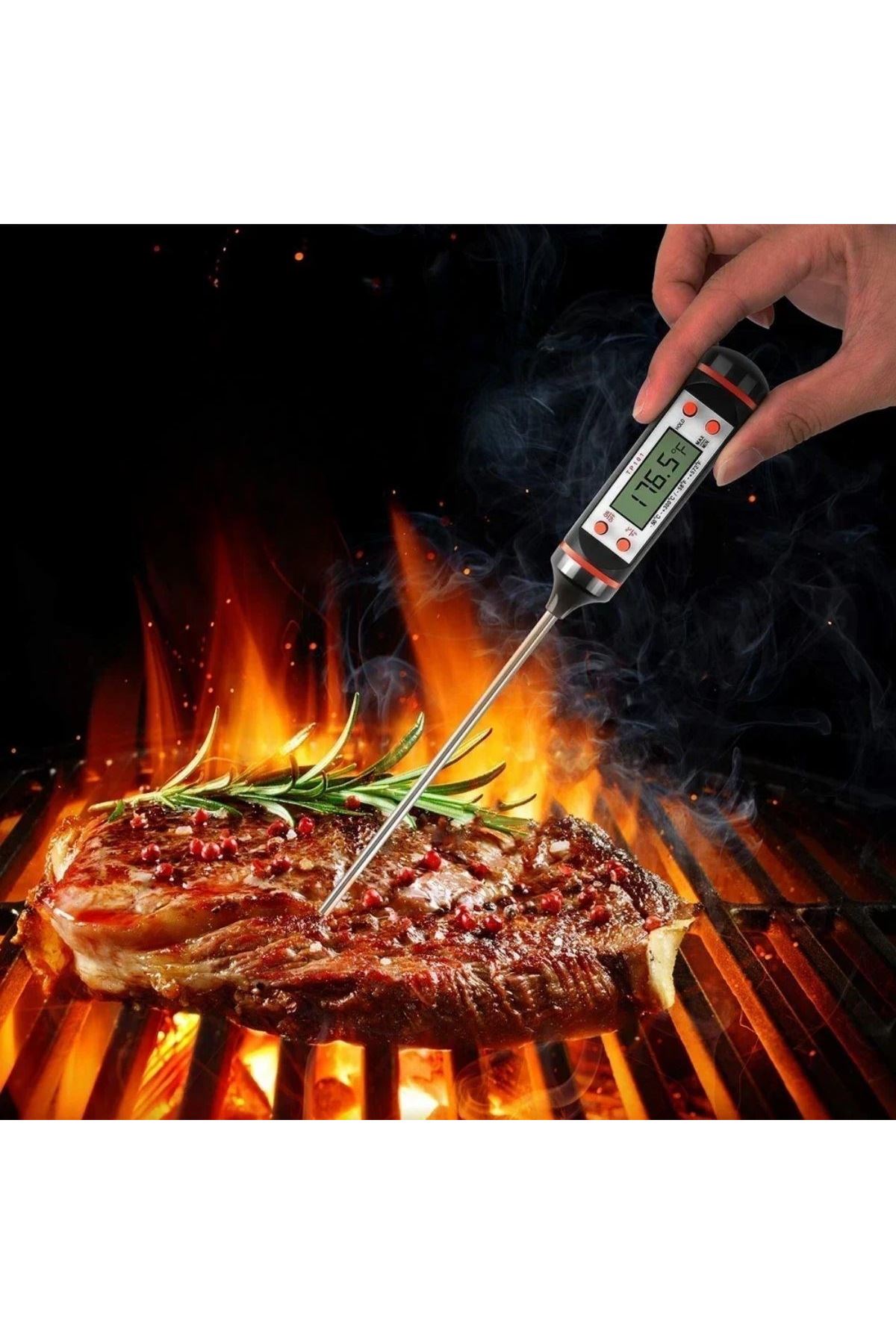 TBL Dekor® Dijital Gıda Termometresi Süt,Et,Yoğurt Mayalama,Mama Derecesi Ölçer Gıda Termometresi