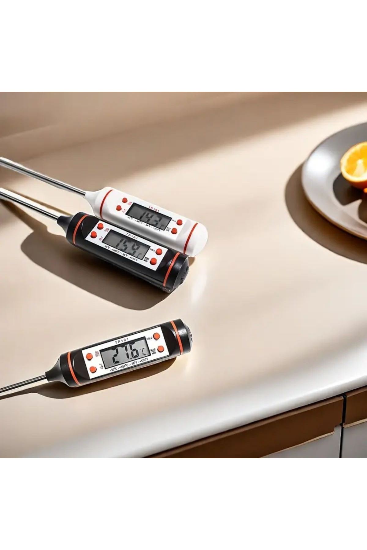 TBL Dekor® Dijital Gıda Termometresi Süt,Et,Yoğurt Mayalama,Mama Derecesi Ölçer Gıda Termometresi
