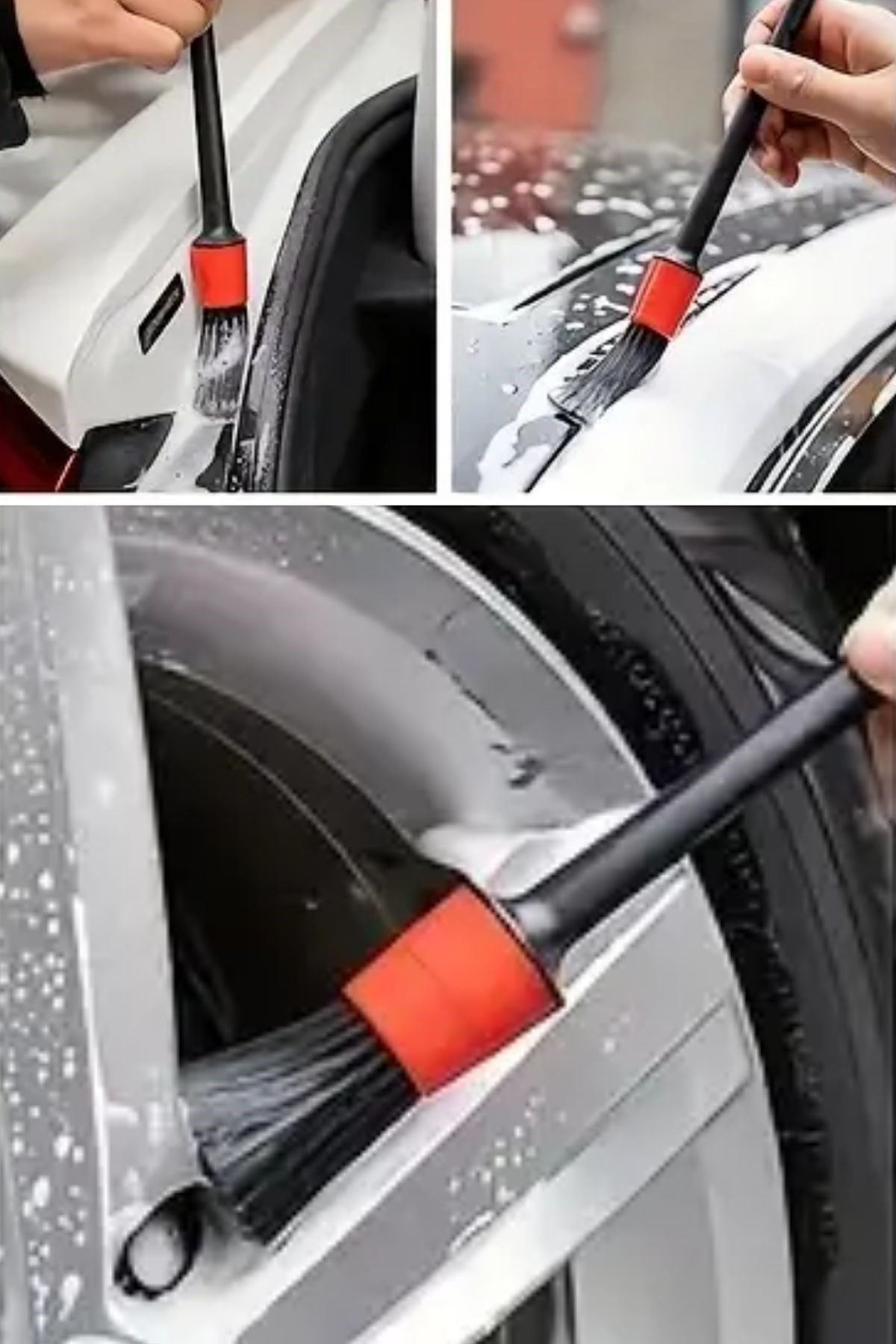 TBL Dekor® 5’li Çok Amaçlı Araç İçi ve Dış Yüzey Temizlik & Detaylandırma Fırça Seti