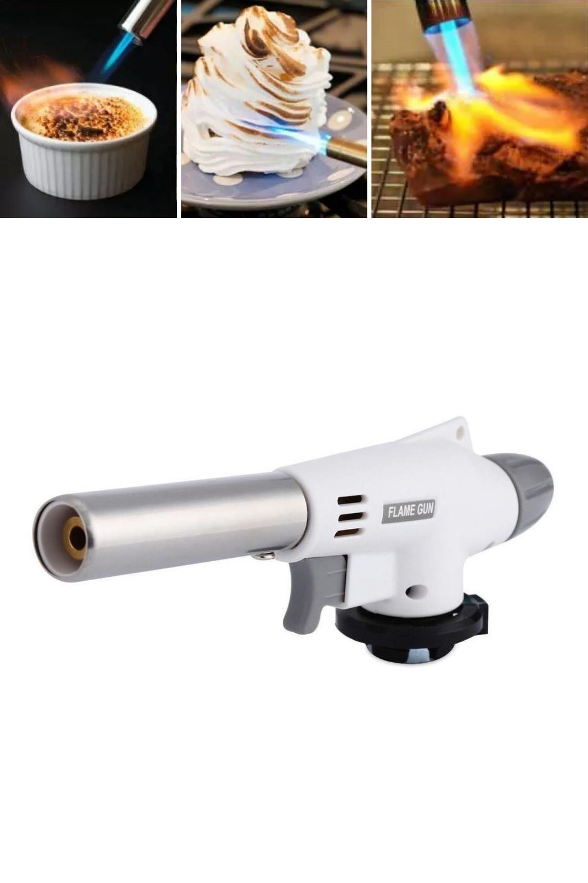 TBL Dekor®  1300°C Çok Amaçlı Gaz Torch Çakmak - Mutfak, Mangal, Lehimleme Pürmüz Alev Tabancası