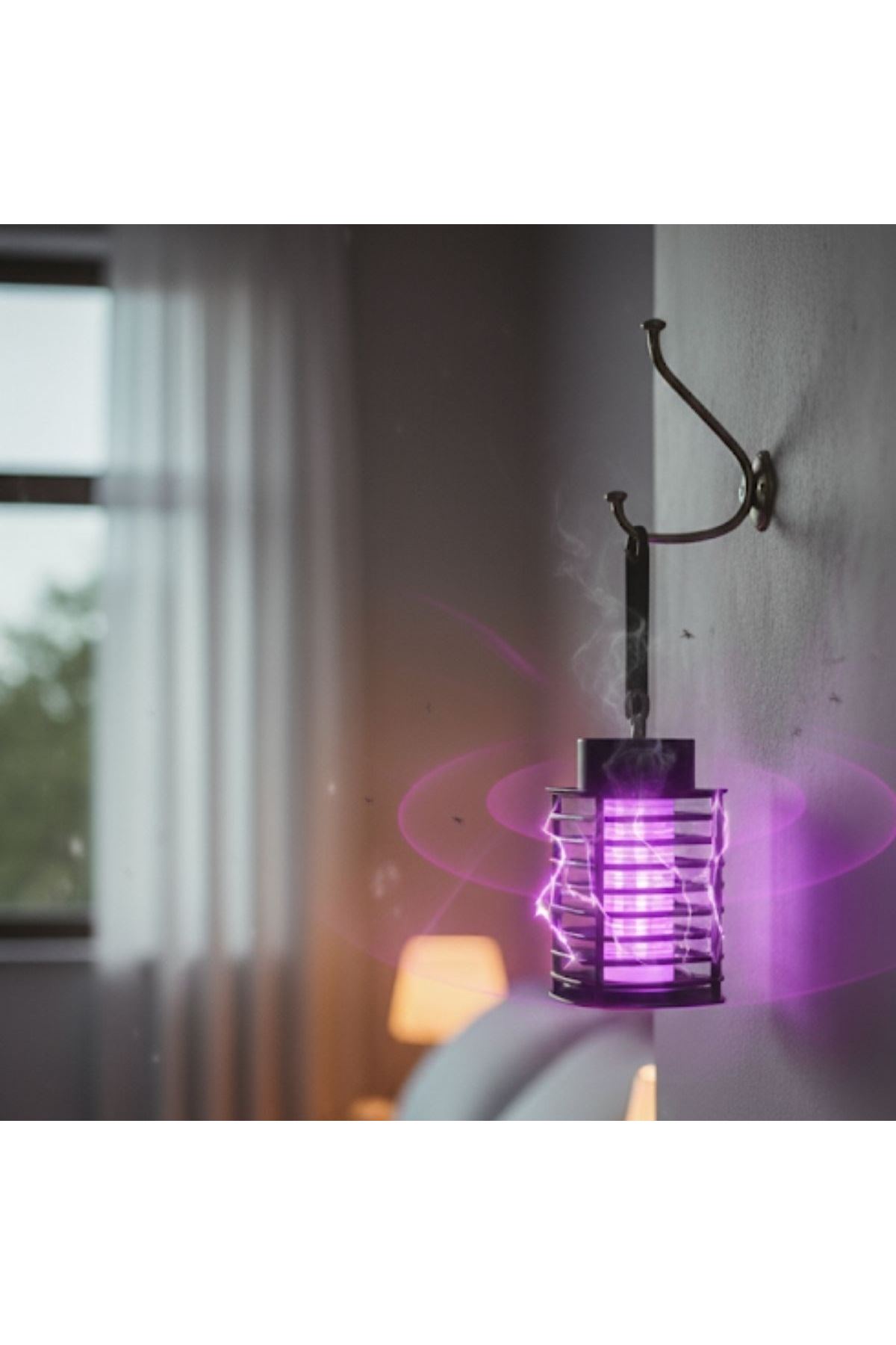 TBL Dekor® Otomatik Akıllı Sivrisinek Öldürme Lambası Şarj Elektrik Çarpması Sivrisinek Kovucu Lamba Öldürmek Masaüstü Duvar Asmak Sinek Kıran Y20