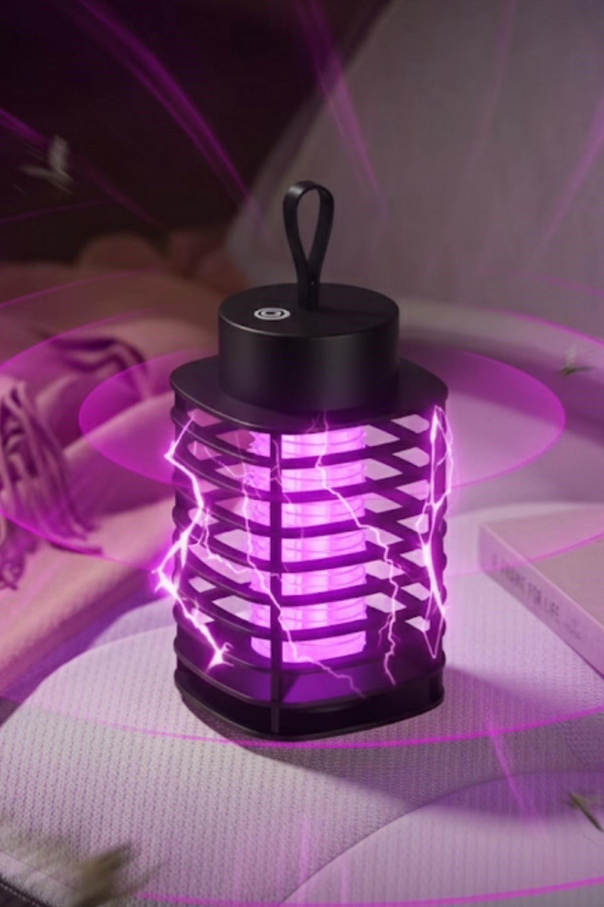 TBL Dekor® Otomatik Akıllı Sivrisinek Öldürme Lambası Şarj Elektrik Çarpması Sivrisinek Kovucu Lamba Öldürmek Masaüstü Duvar Asmak Sinek Kıran Y20