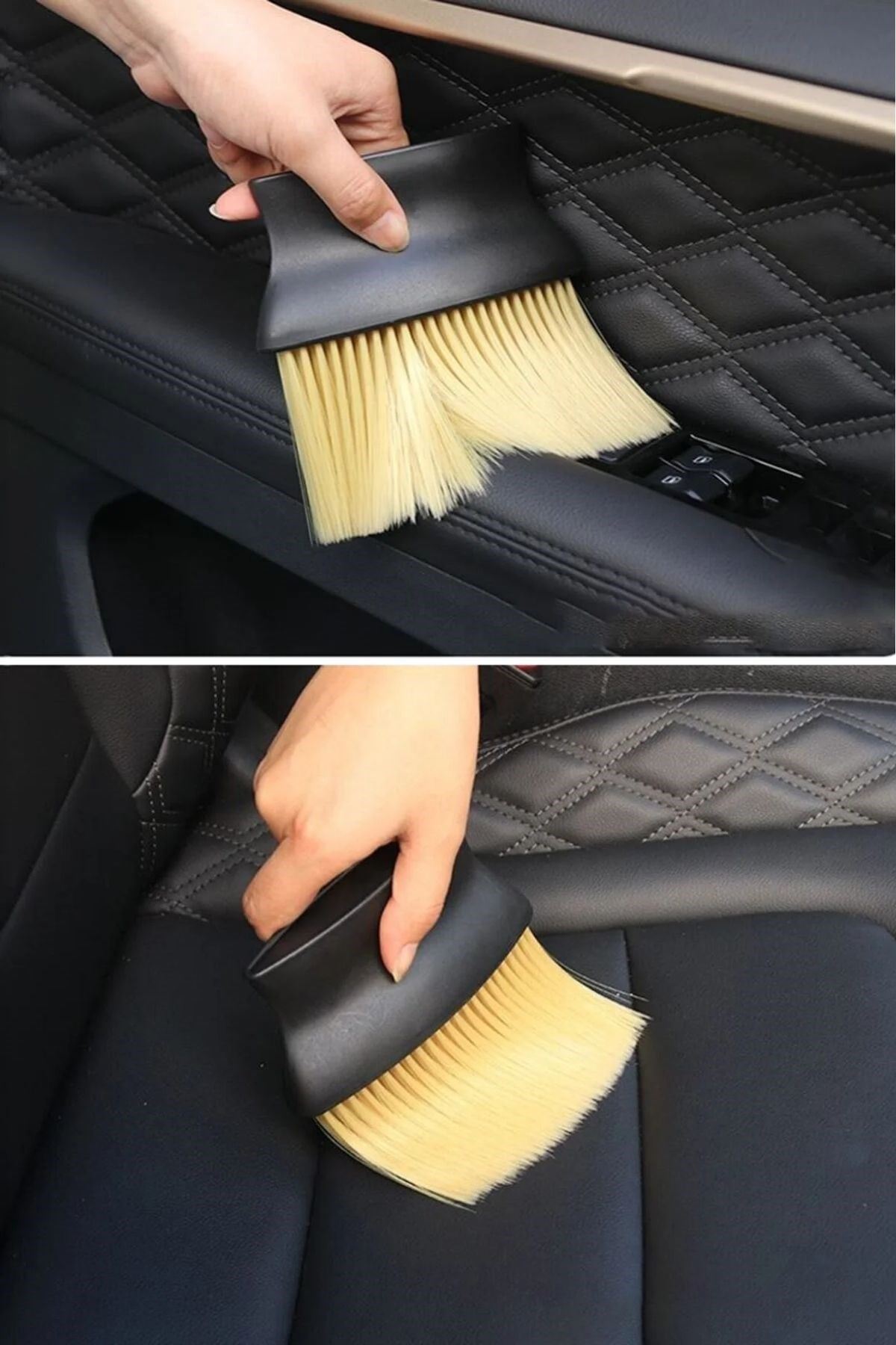 TBL Dekor® Yumuşak Kıllı ve Ergonomik Saplı Araç İçi Detaylı Toz Temizleme Fırçası