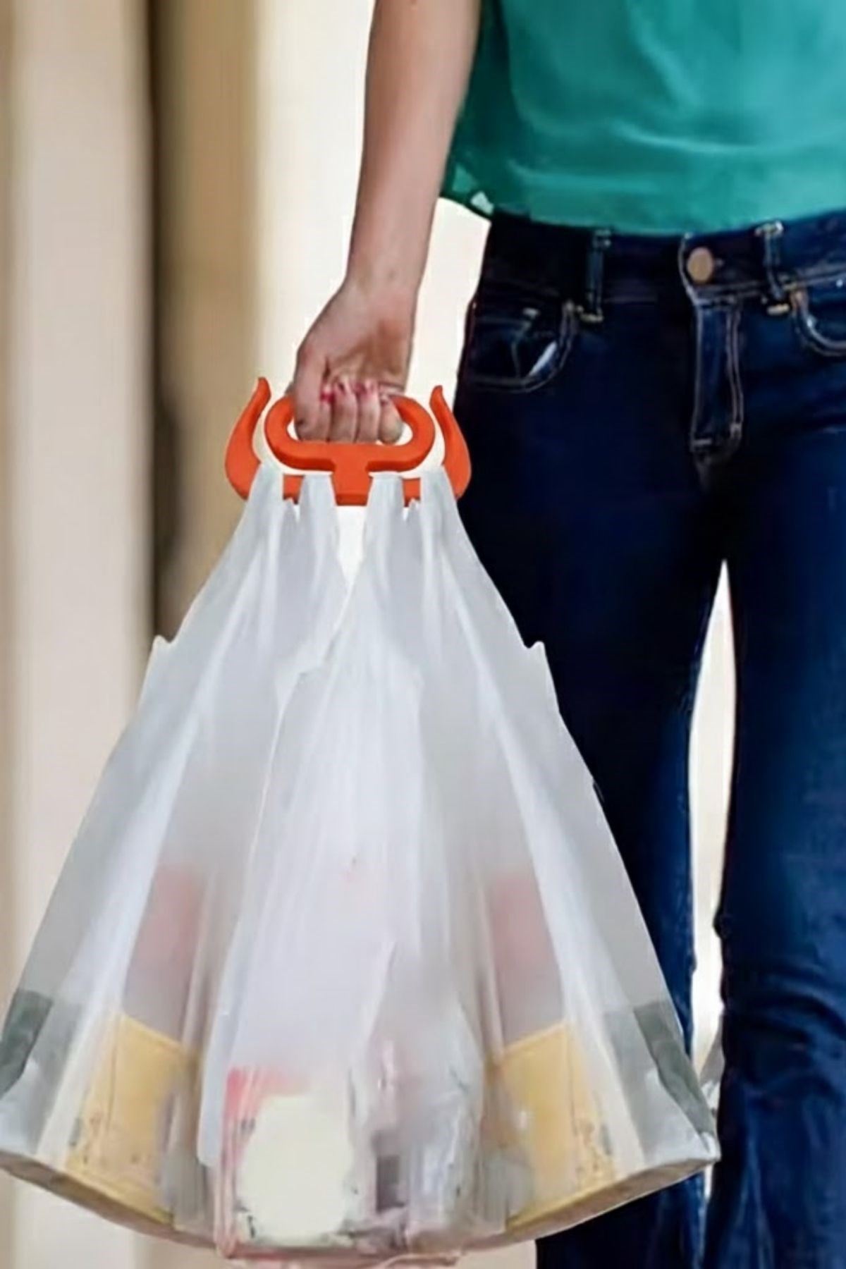 "TBL Dekor® Ergonomik Poşet Taşıma Aparatı – Ağır Yük Taşıyıcı Tutacak, Elden Kesme Yapmayan Kolay Taşıma Kancası, Market ve Alışveriş Çantası Taşıyıc