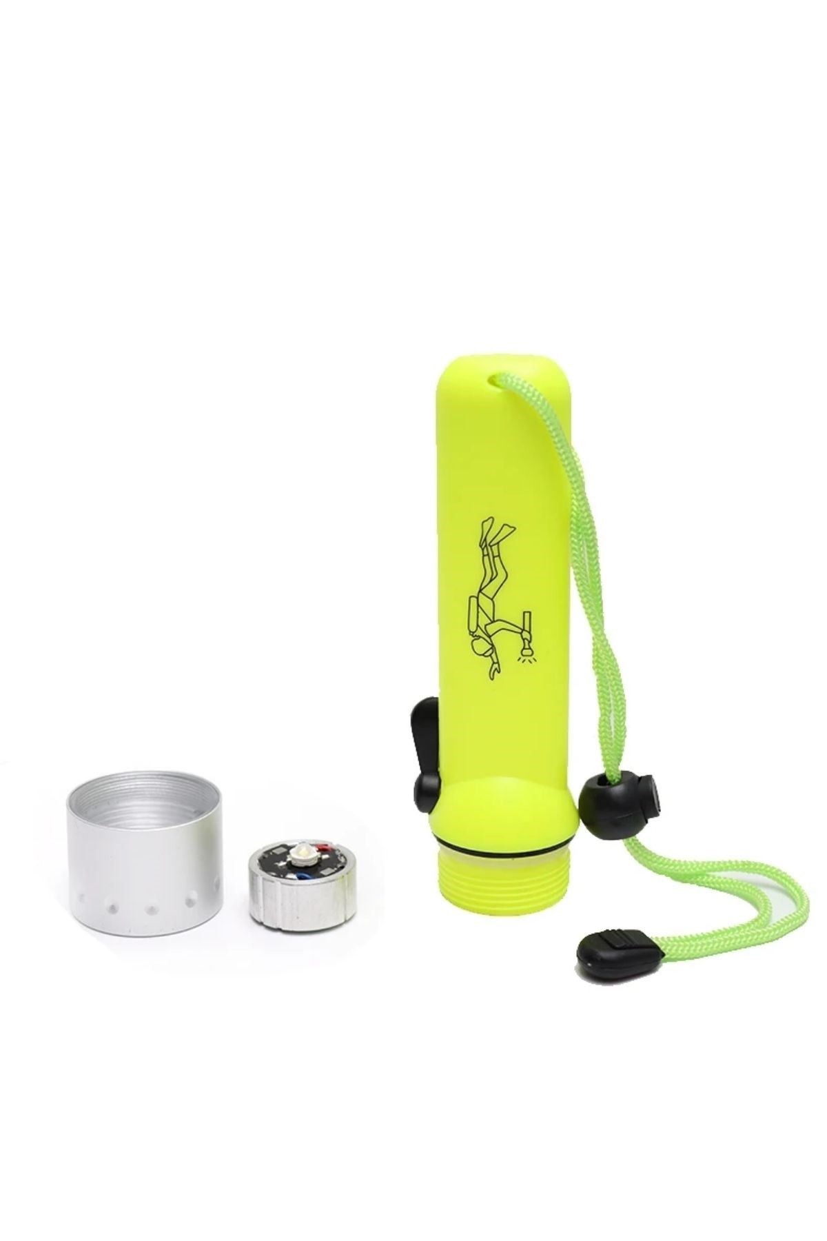 TBL Dekor® Süper Parlak LED Su Altı Dalış Feneri – Taşınabilir, Su Geçirmez ve Darbeye Dayanıklı El Feneri