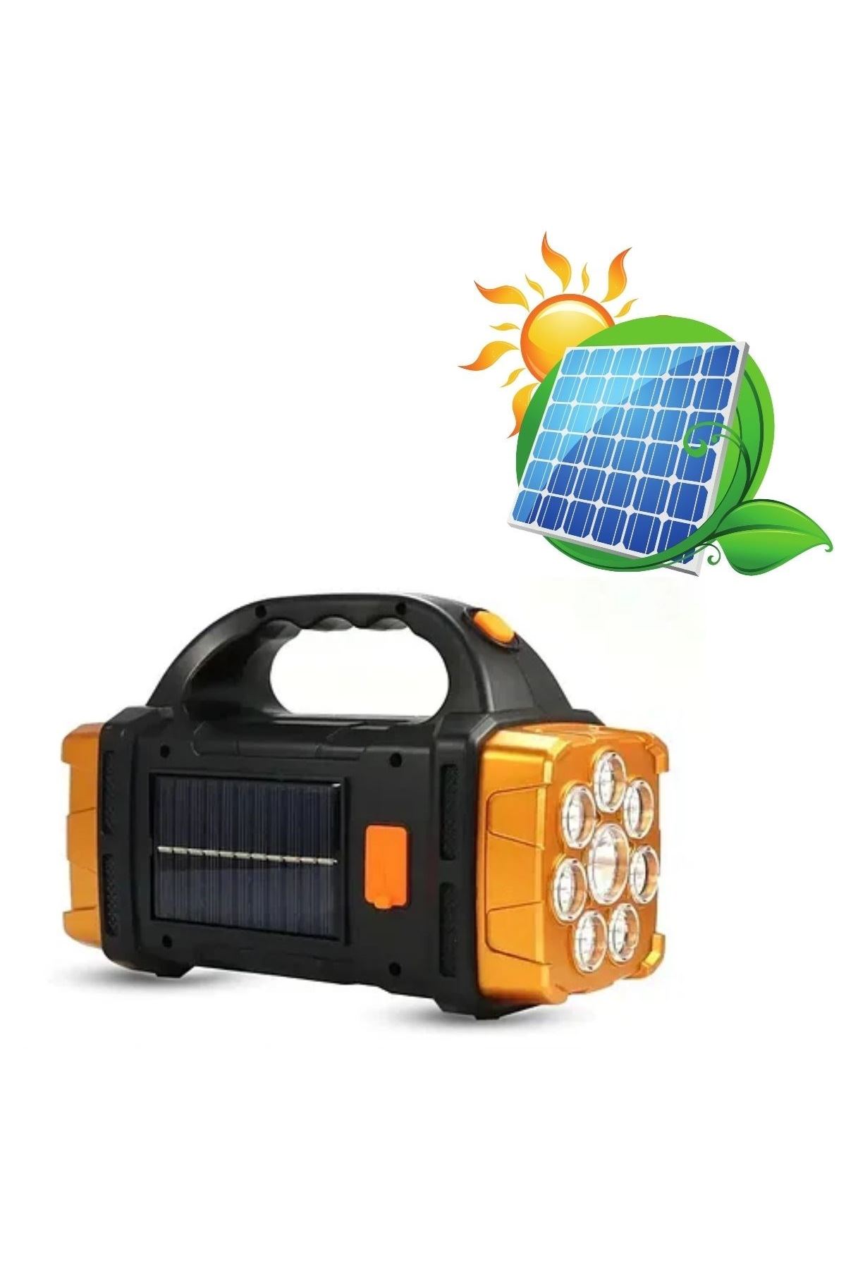 TBL Dekor® Çok Fonksiyonlu Elde Güneş Enerjili Lamba – 38W