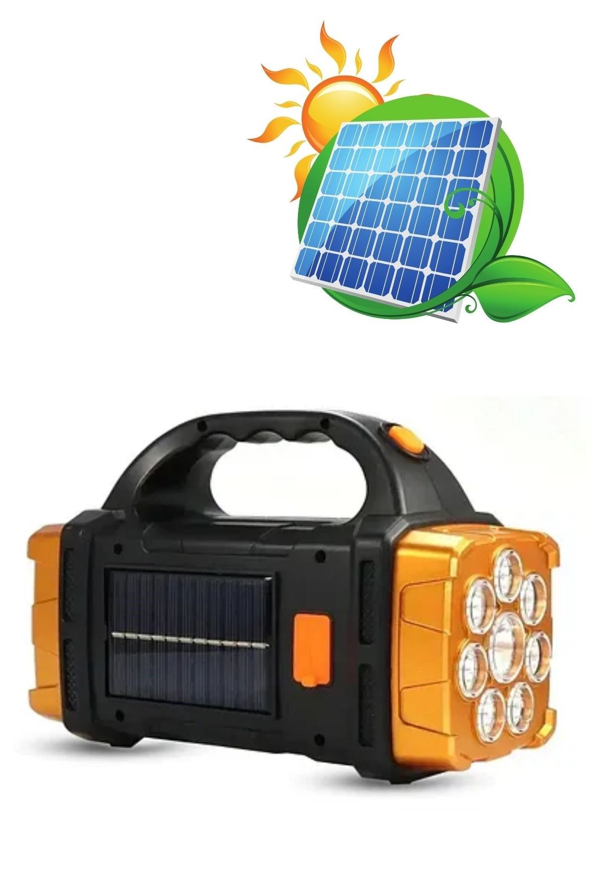 TBL Dekor® Çok Fonksiyonlu Elde Güneş Enerjili Lamba – 38W