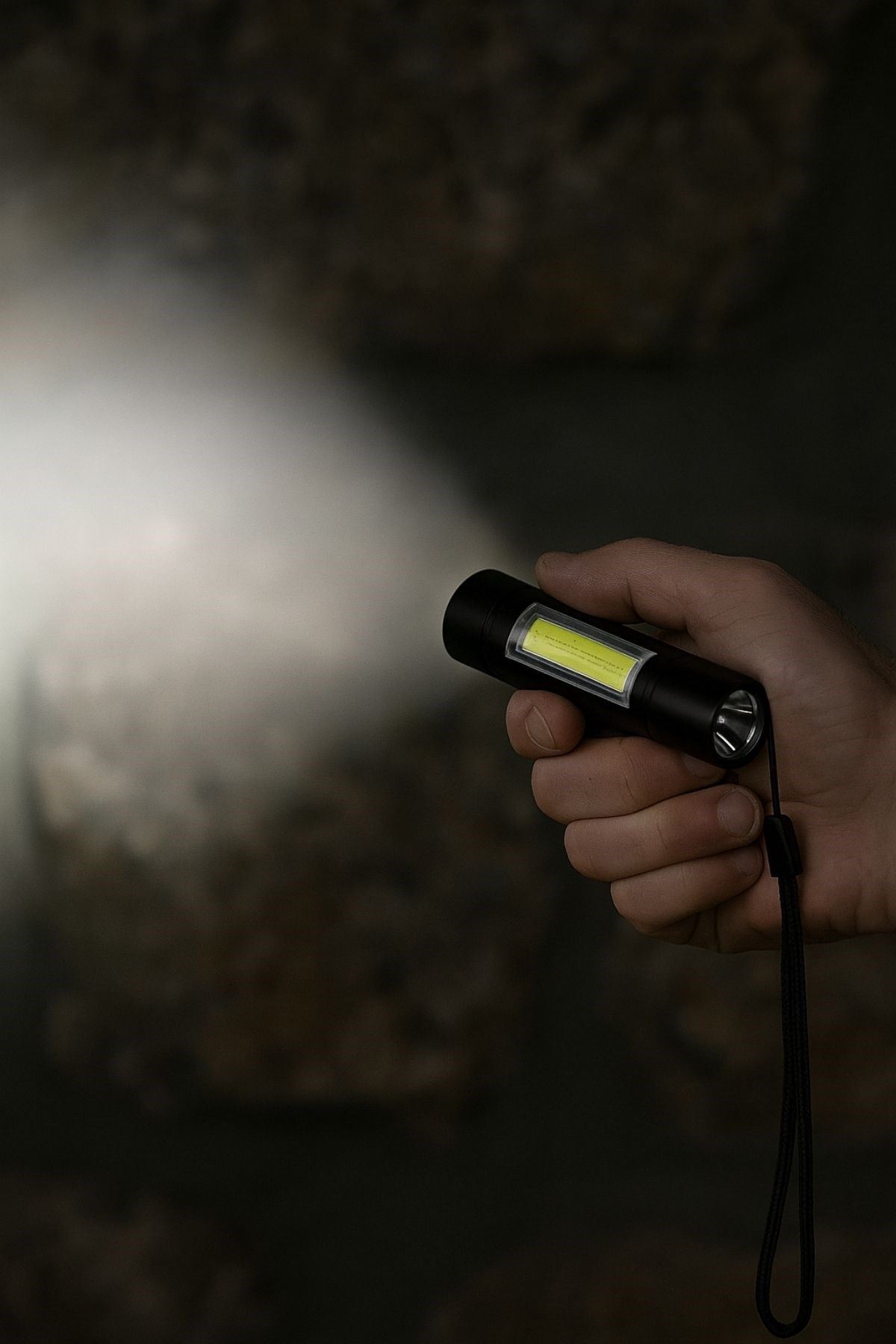 TBL Dekor® Kutulu Mini El Feneri – Taşınabilir LED Kamp ve Acil Durum El Lambası Plastik Gövde