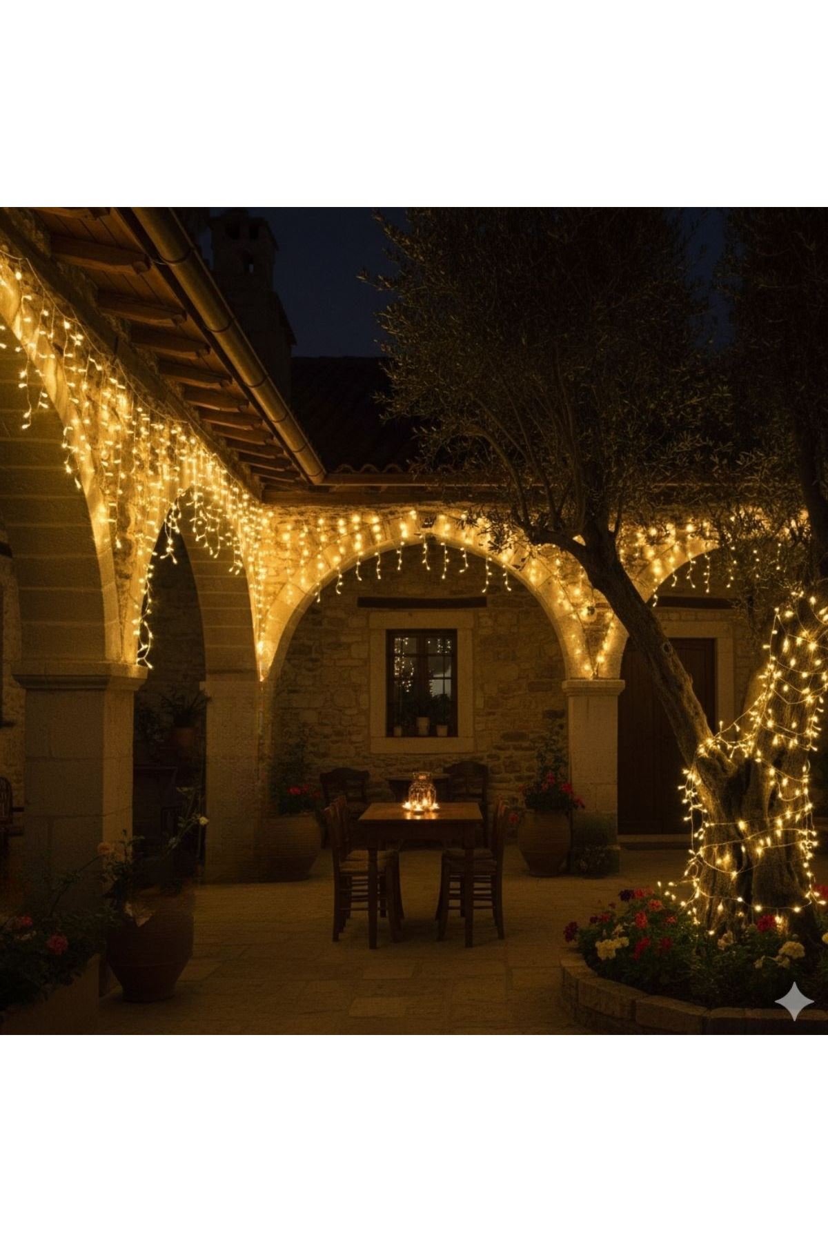 TBL Dekor® Günışığı Renk 5 Farklı Işık Modlu 10 Metre Eklemeli Dekor Boncuk Model Dekoratif Led