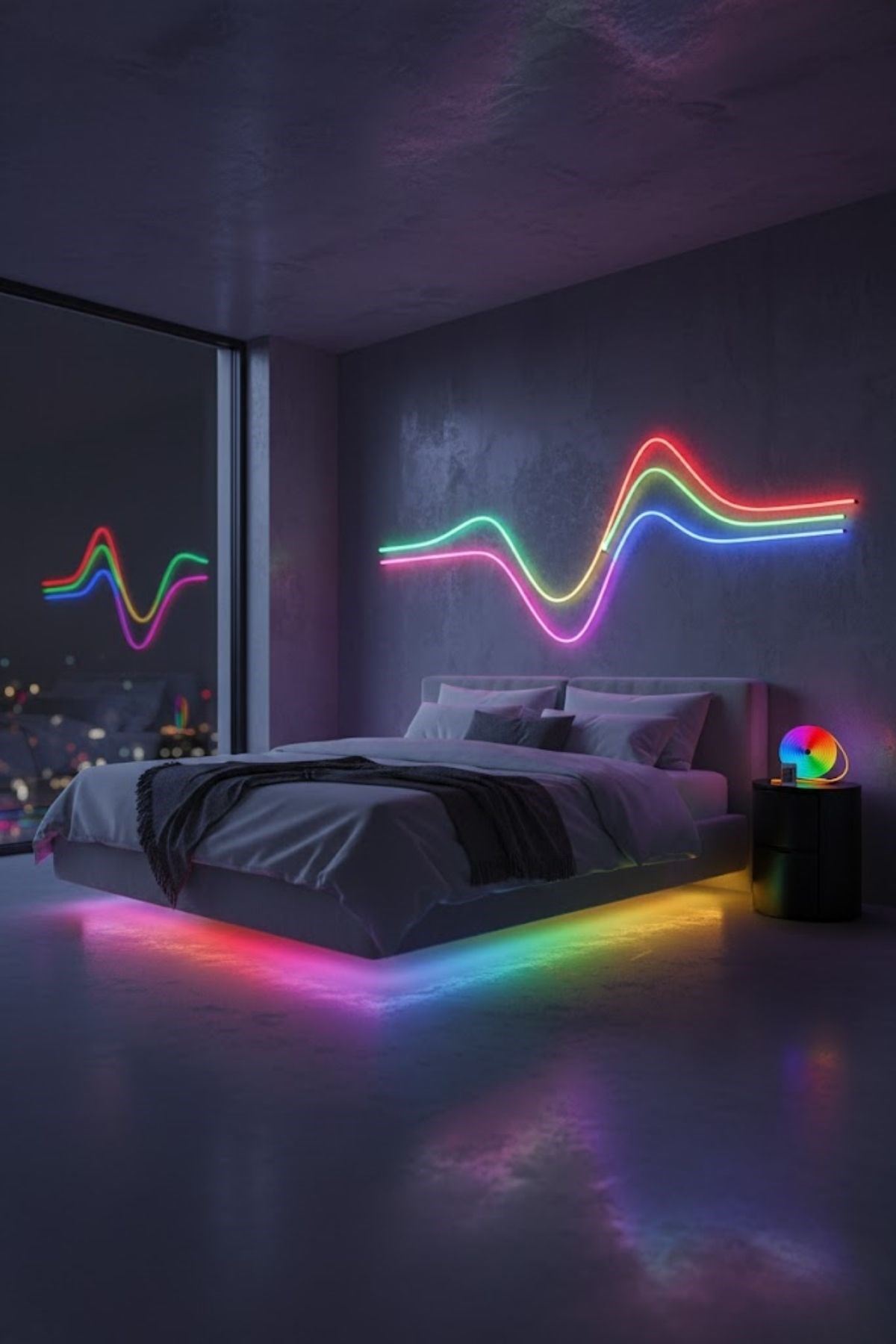 3 Metre Neon LED Işık – Esnek Dekoratif Ortam ve Oda Aydınlatması