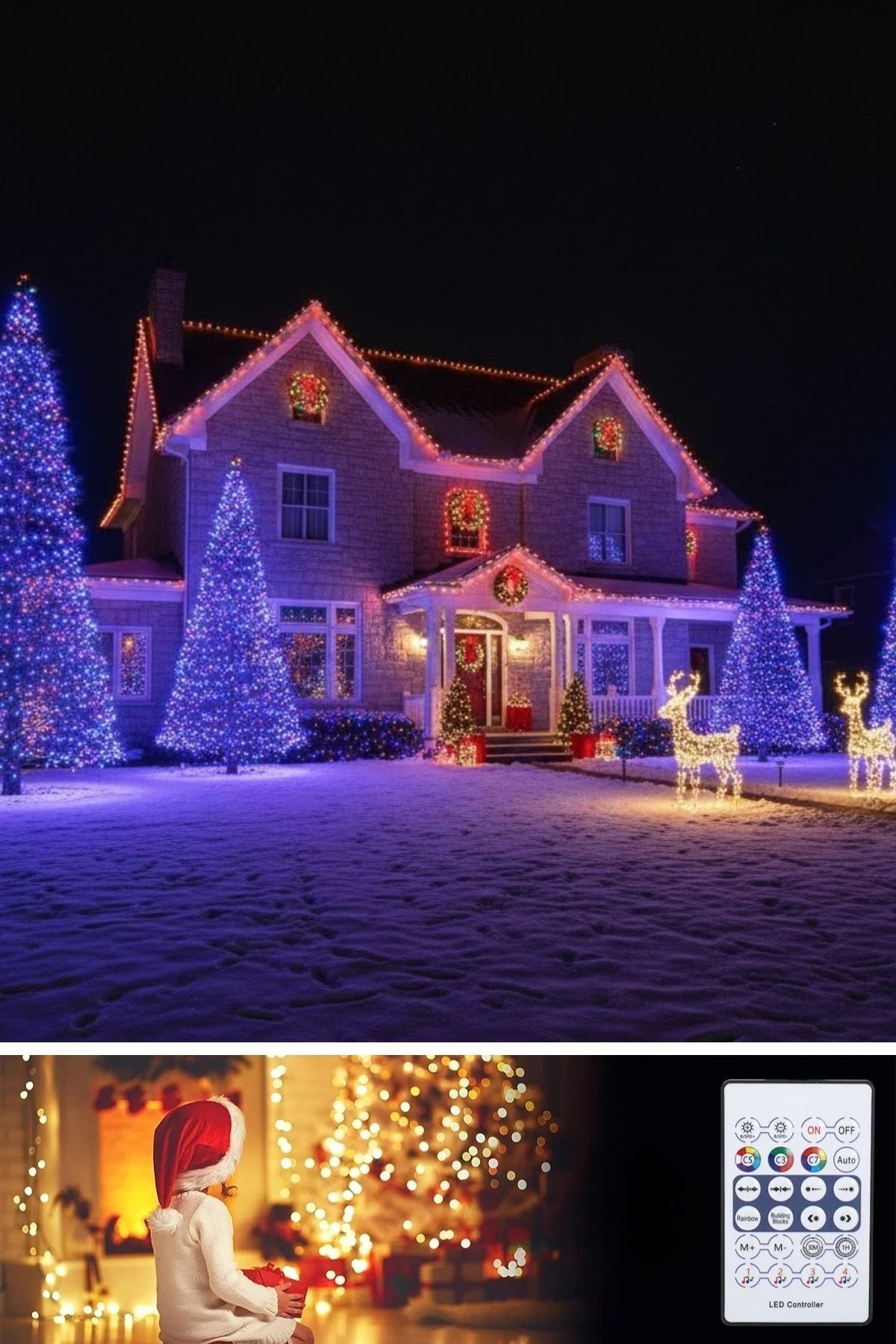 10 MT Uzaktan Kumandalı USB LED Işık – Çok Modlu Dekoratif Ortam Aydınlatmas