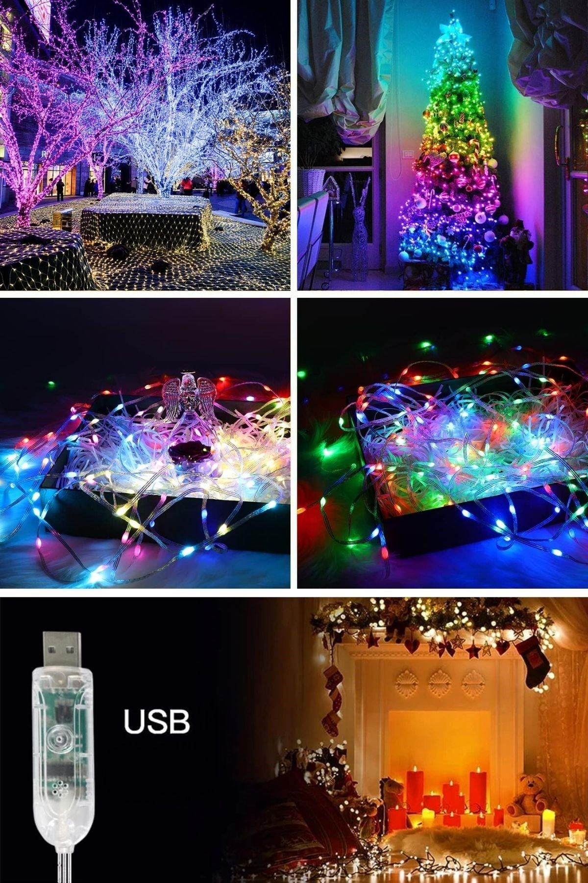 10 MT Uzaktan Kumandalı USB LED Işık – Çok Modlu Dekoratif Ortam Aydınlatmas