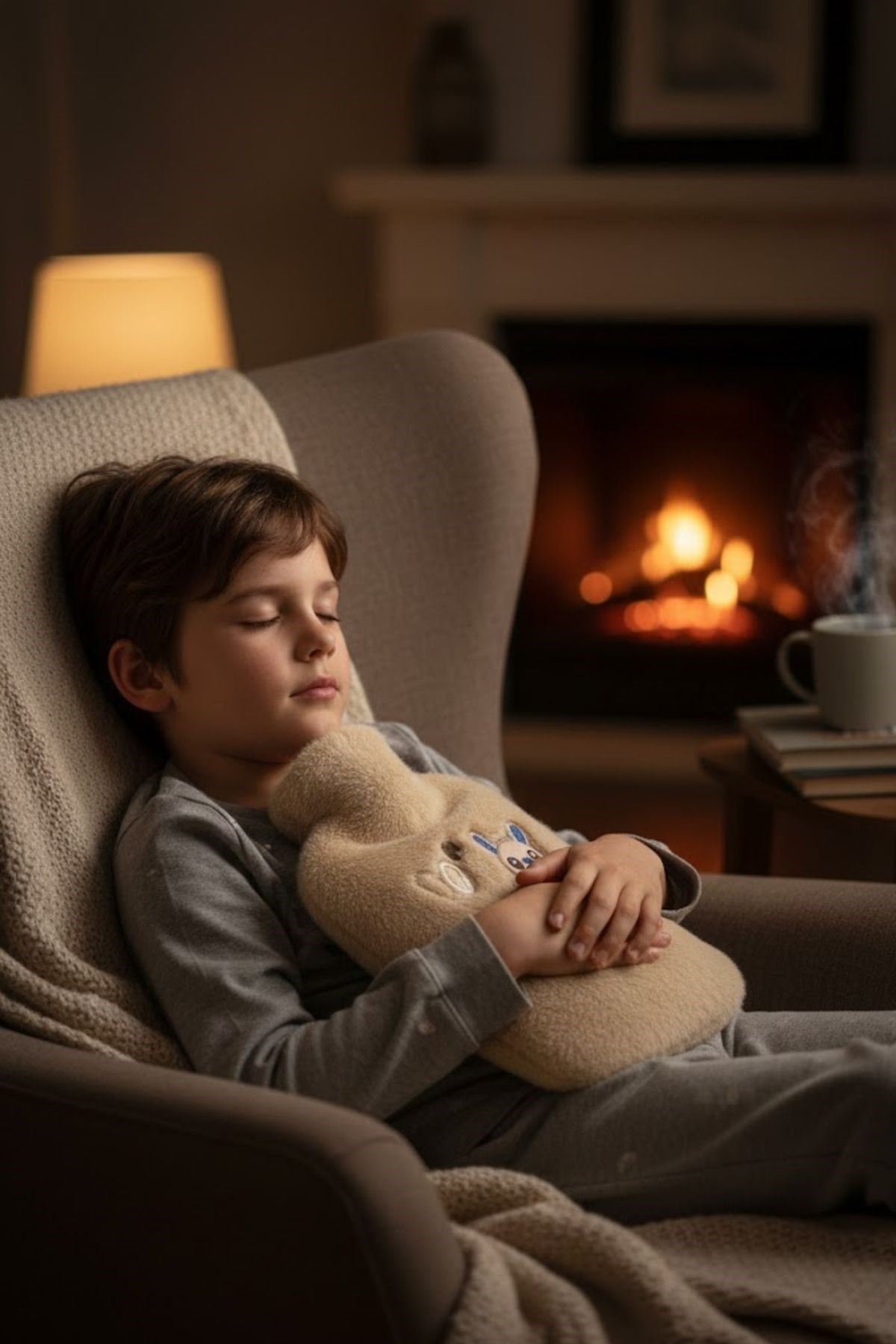 Mutlu Robot Hayvan Figürlü Peluş Sıcak Su Torbası 1 Lt – Yumuşak Kılıf, Uzun Süre Sıcak Tutan Termal Su Torbası