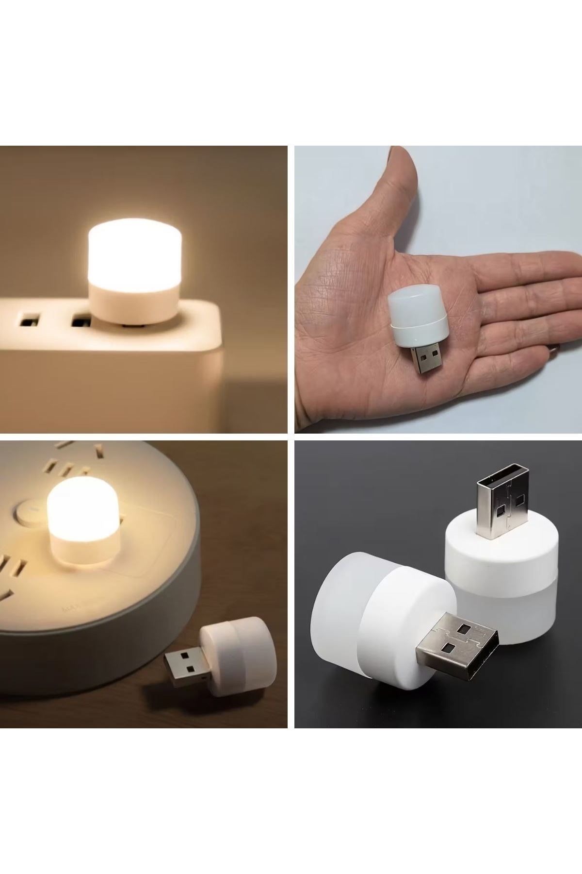 TBL Dekor® USB Mini Top LED 10’lu Aydınlatma Seti – Sıcak Renkli Gece Lambası, Enerji Tasarruflu Mikro LED Işıklar