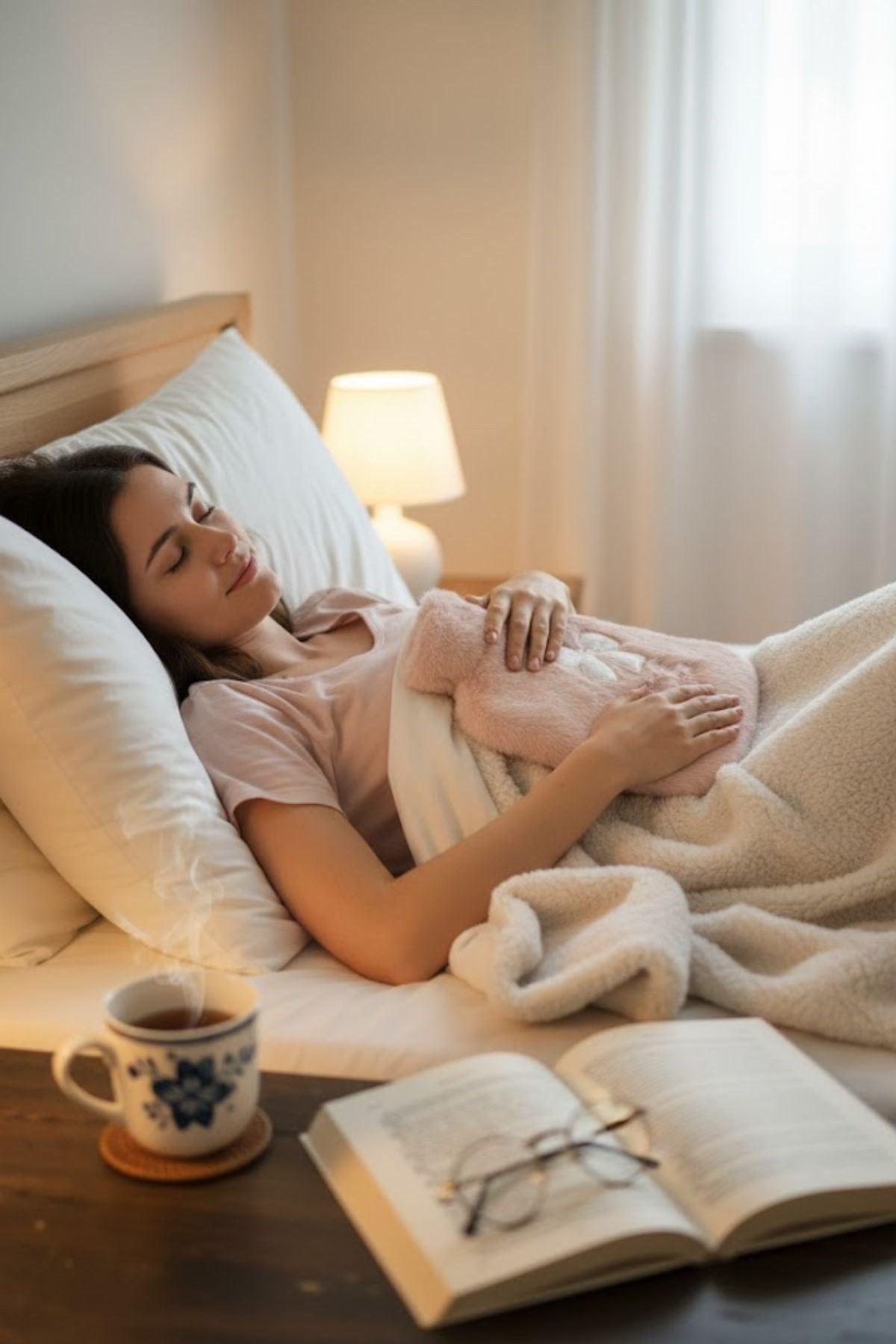 Hello Everyone Yazılı Kurdeleli Pembe Peluş Sıcak Su Torbası 1 Lt – Yumuşak Kılıf, Uzun Süre Sıcak Tutan Termal Su Torbası