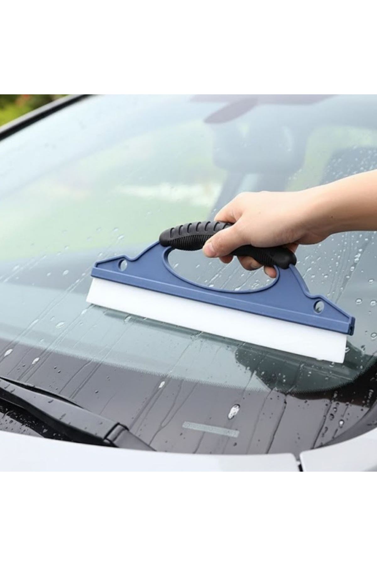 Çok Amaçlı Cam Çekçeği–Araç Camı, Duşakabin, Fayans ve Ayna İçin Leke Temizleme Aparatı