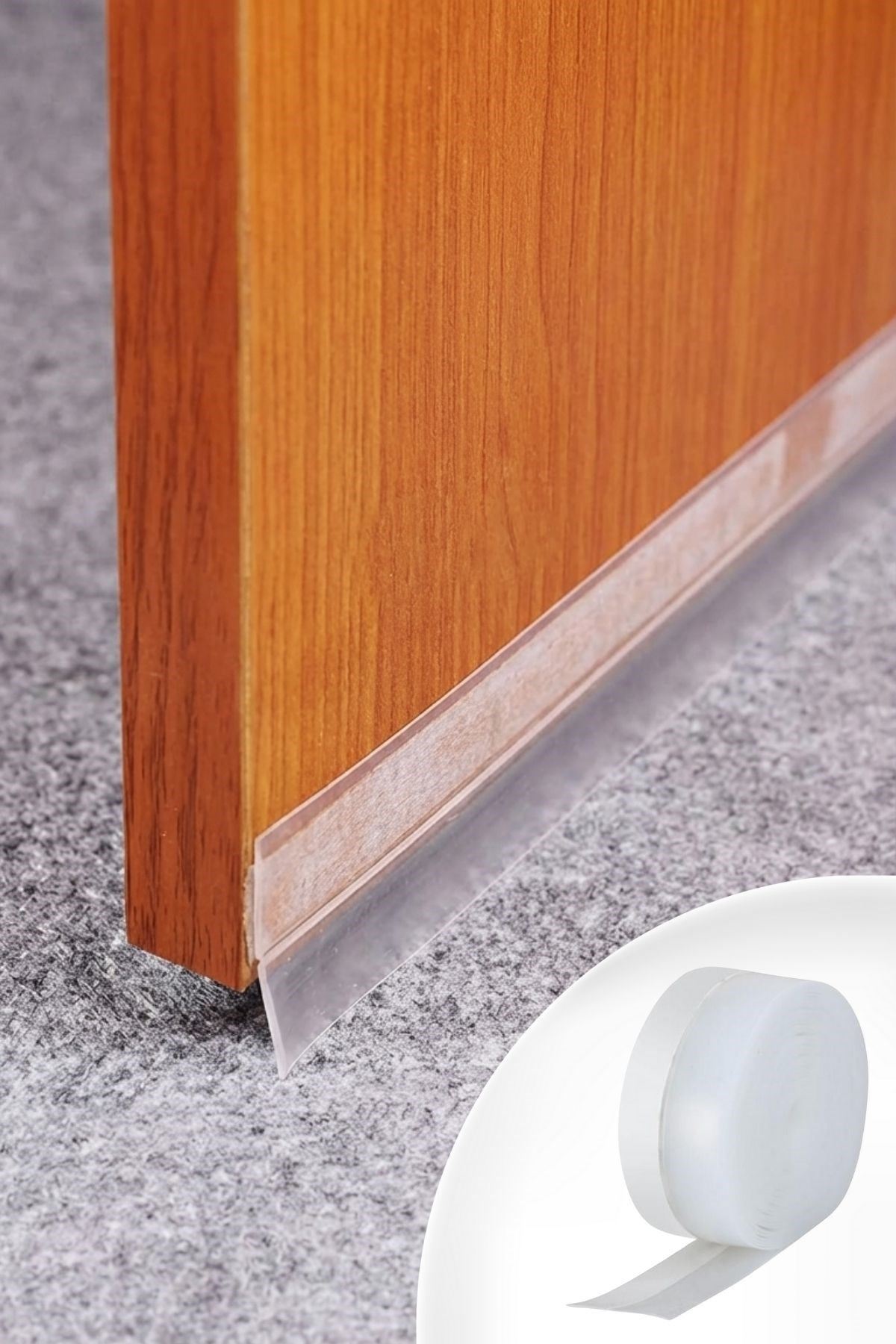 Kapı Eşiği Bandı 3 Mt – Toz, Soğuk ve Böcek Önleyici Kendinden Yapışkanlı İzolasyon Şeridi