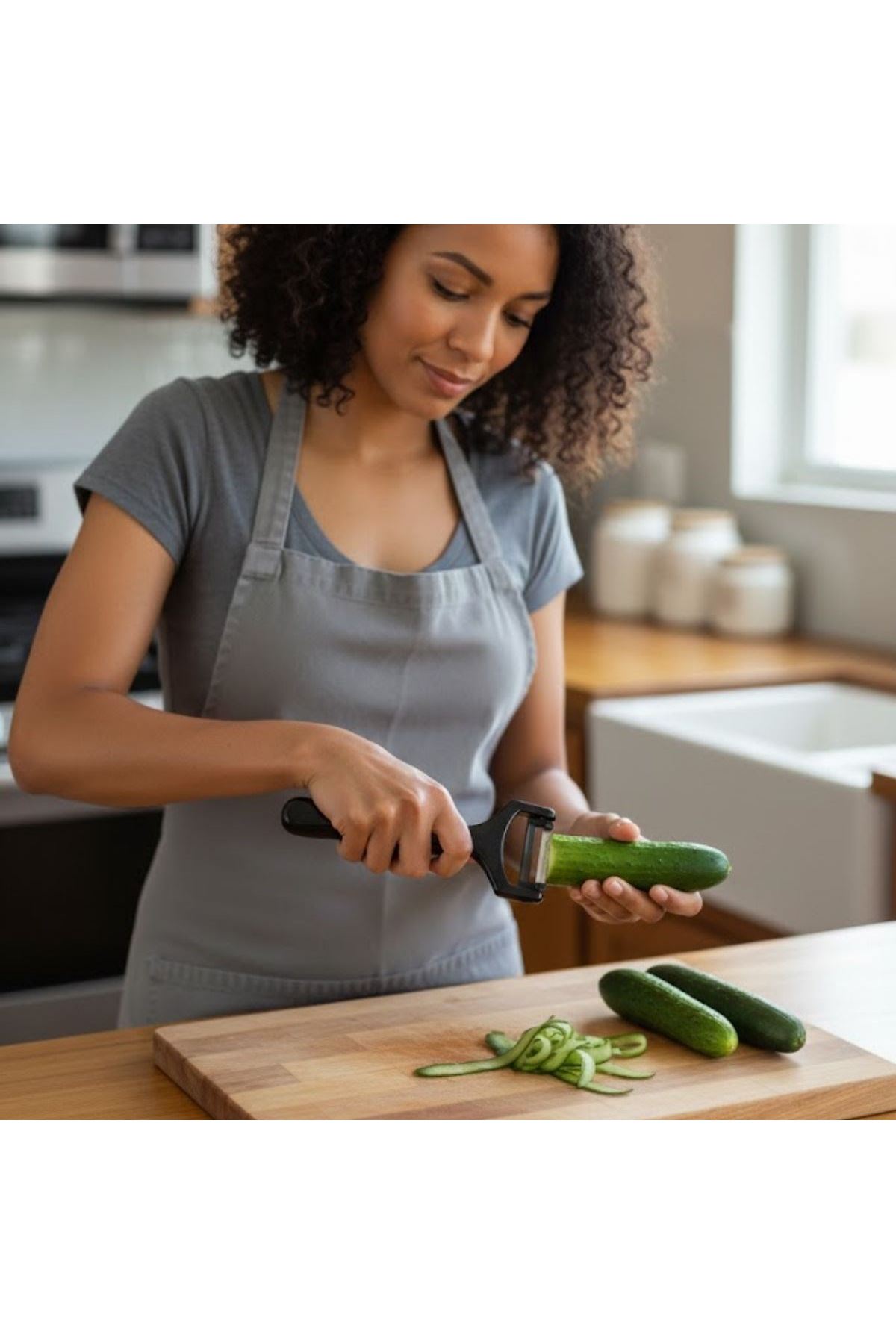 Solingen Çelik Küçük Boy Meyve Sebze Soyacak – Keskin Paslanmaz Soyucu Aparat