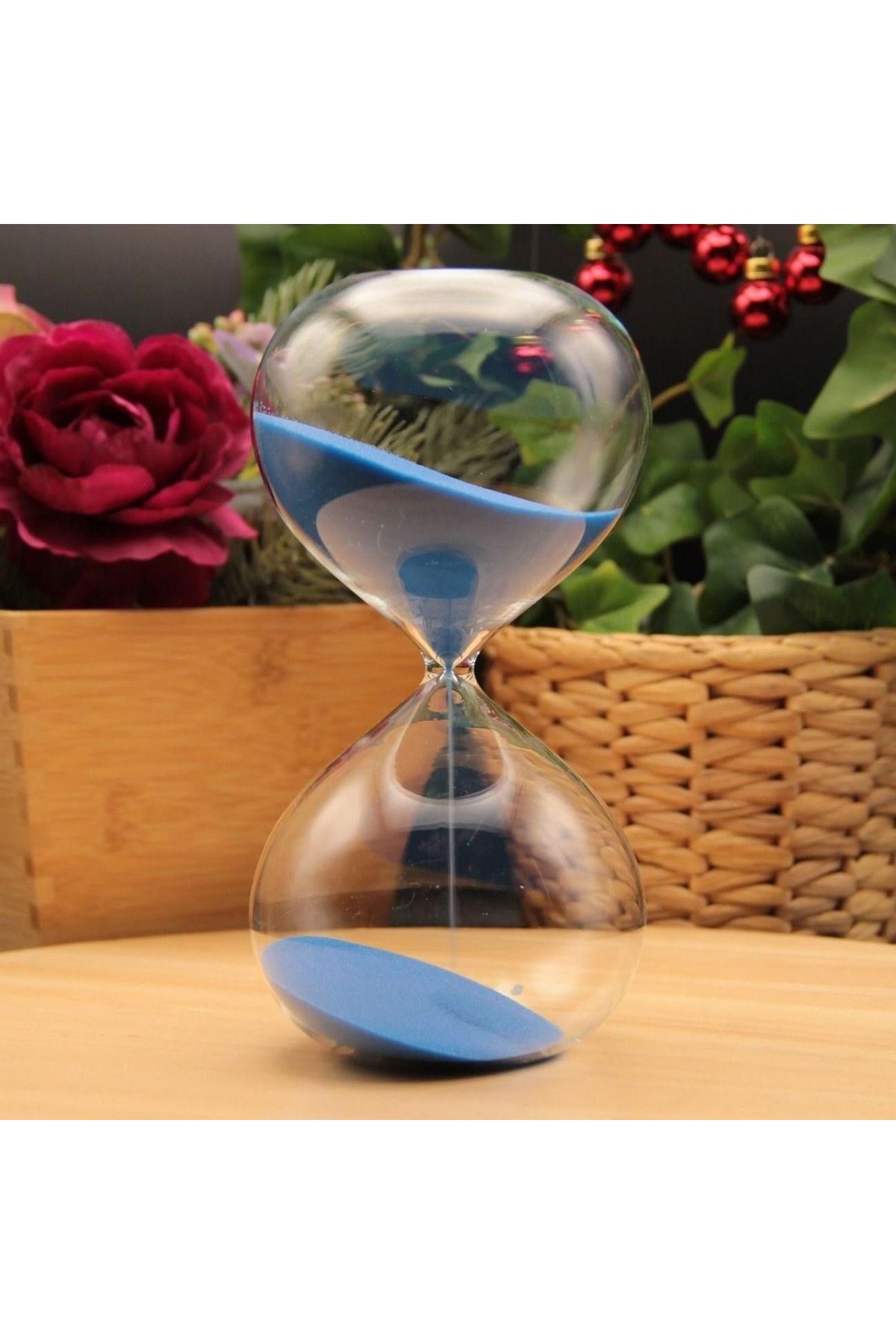Masaüstü Cam Kum Saati – Estetik Tasarım, Dekoratif Zaman Ölçüm Aleti