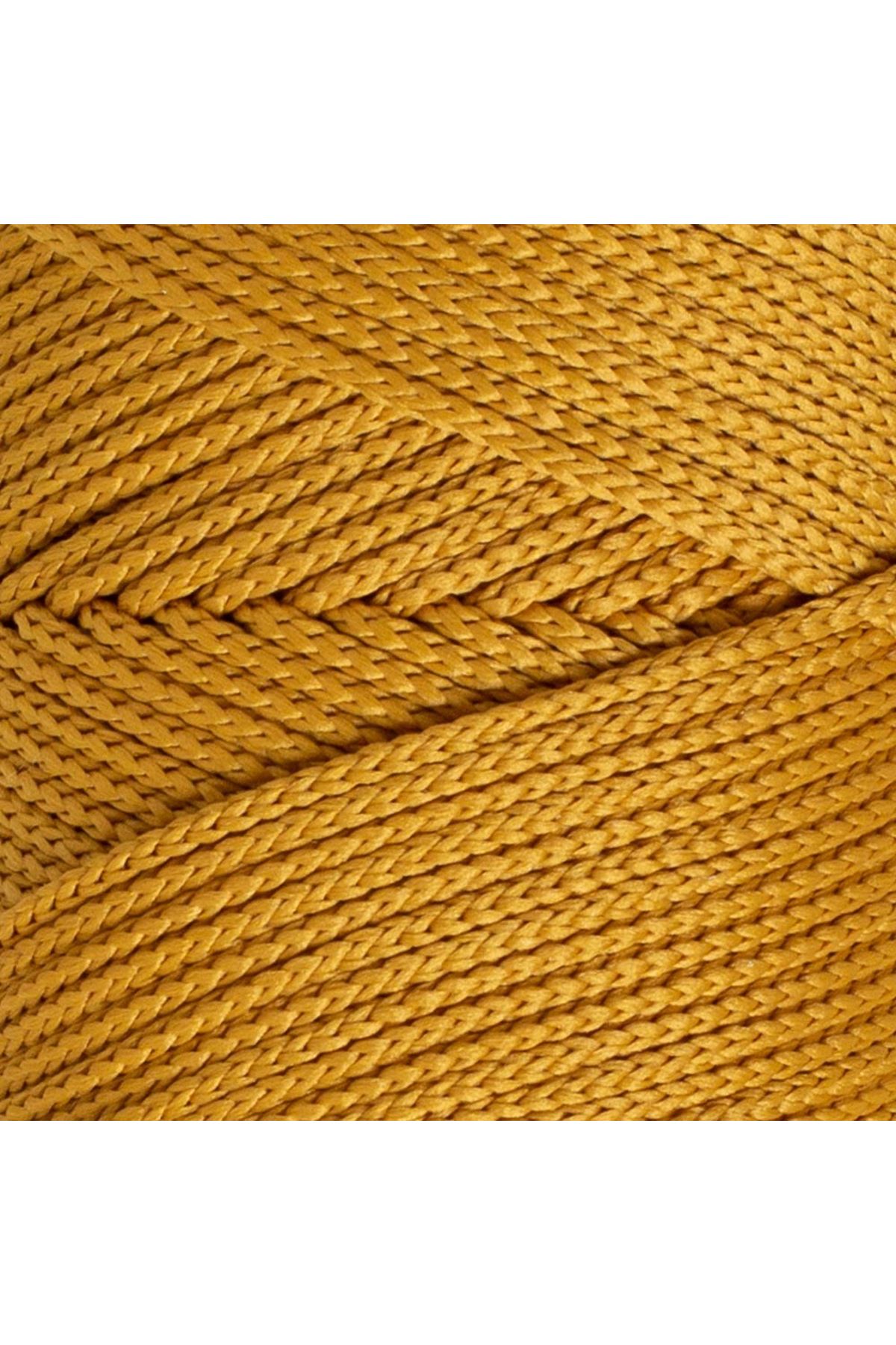 Loren Polyester Soft Macrame Hardal El Örgü İpi - LM061 - 34449