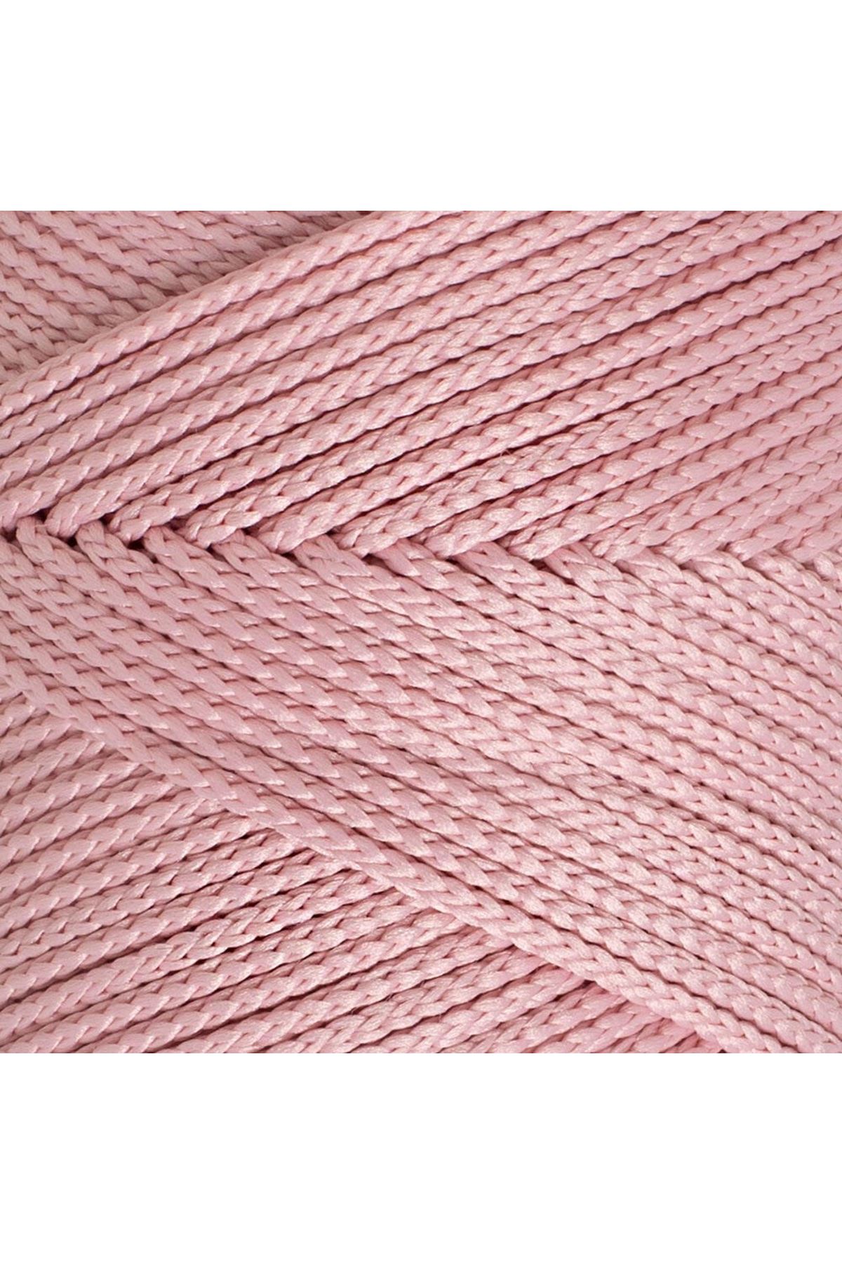 Loren Polyester Soft Macrame Pembe El Örgü İpi - LM042 - 34446