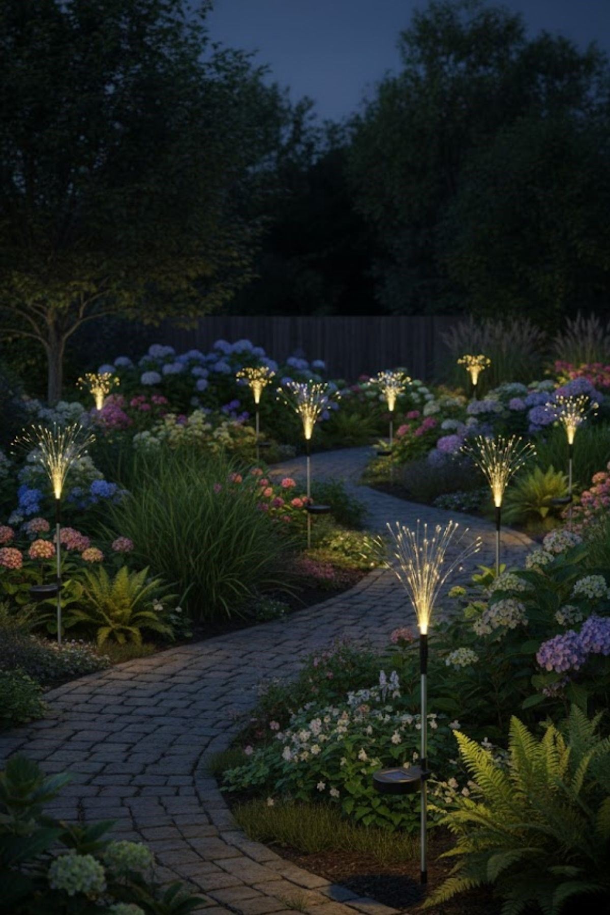 2 Adet Saçak Model Solar Bahçe Lambası – Güneş Enerjili LED Dış Mekan Aydınlatma, Otomatik Sensörlü Dekoratif Işık