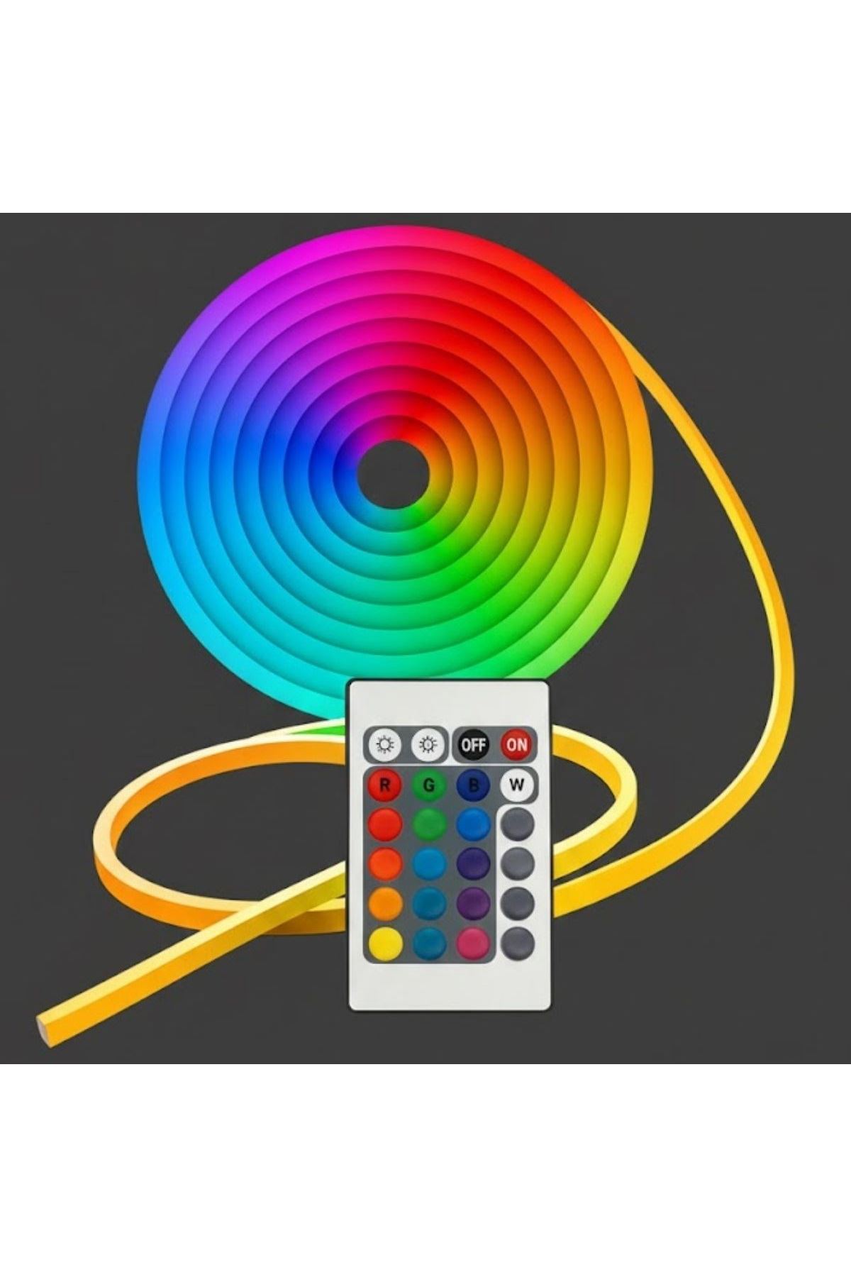 3 Metre Neon LED Işık – Esnek Dekoratif Ortam ve Oda Aydınlatması