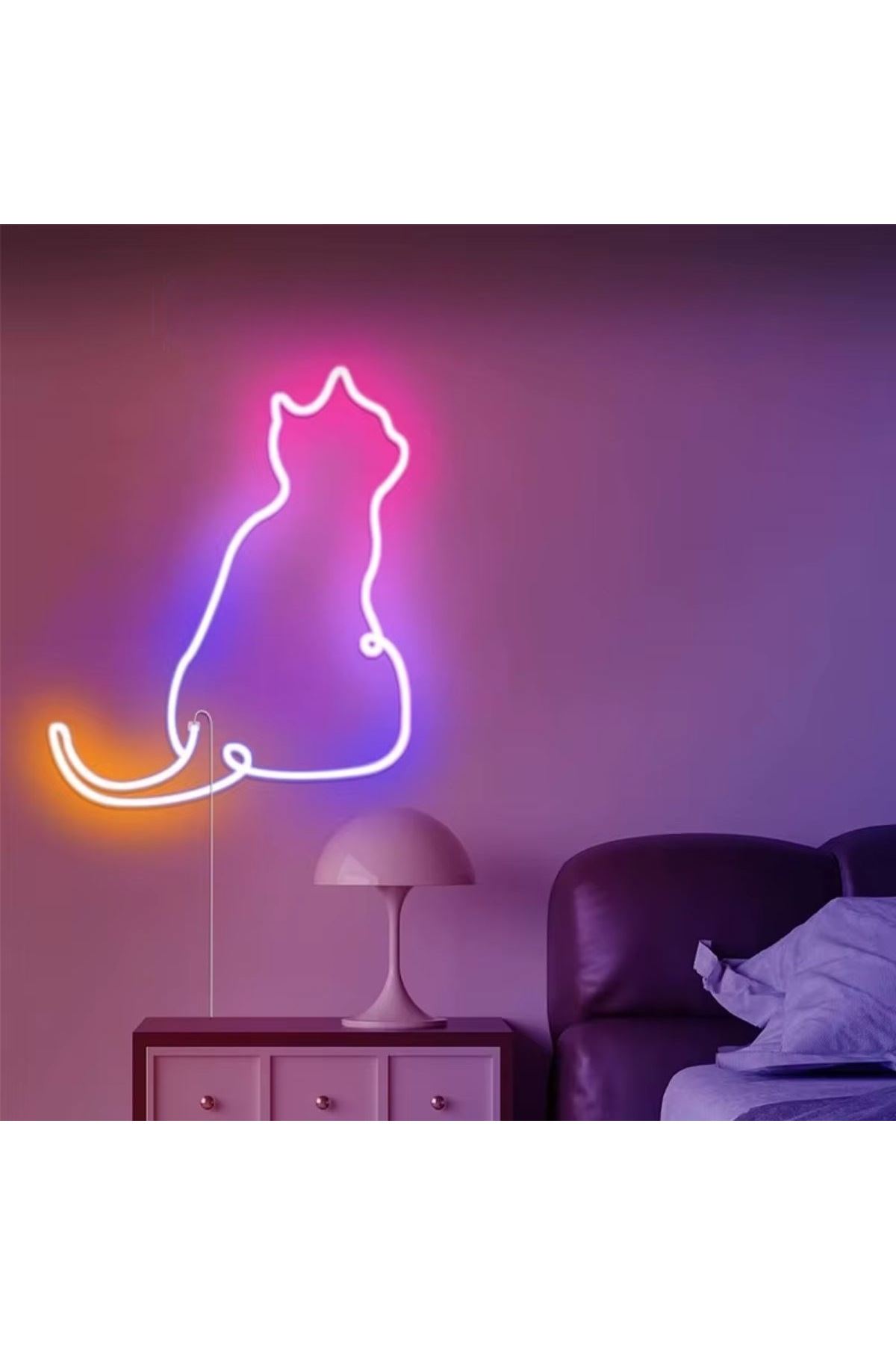 3 Metre Neon LED Işık – Esnek Dekoratif Ortam ve Oda Aydınlatması