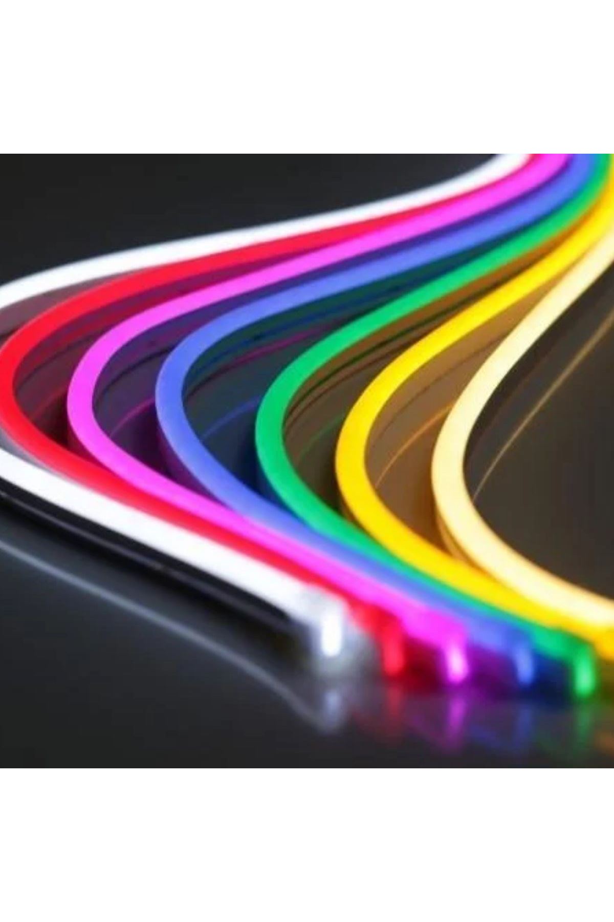 3 Metre Neon LED Işık – Esnek Dekoratif Ortam ve Oda Aydınlatması