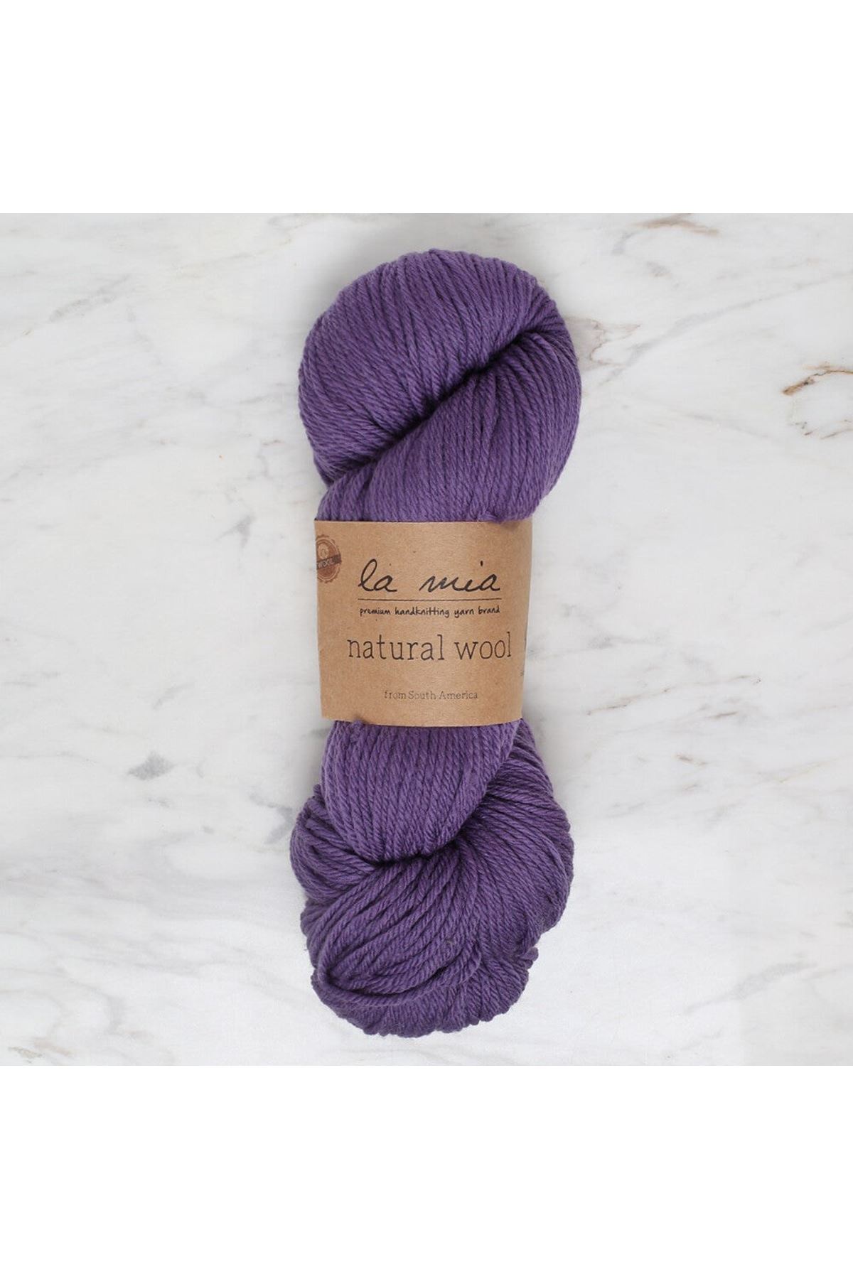 La Mia Natural Wool Mor El Örgü İpi - L269 - 34400