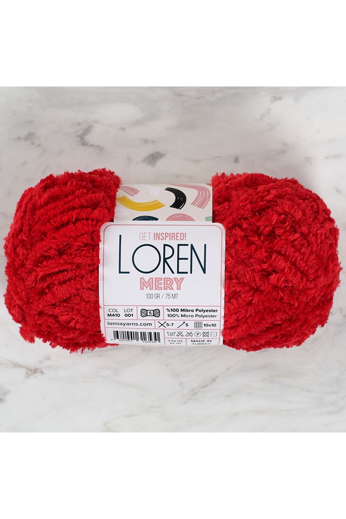 Loren Mery Kırmızı El Örgü İpi - M410 - 34316