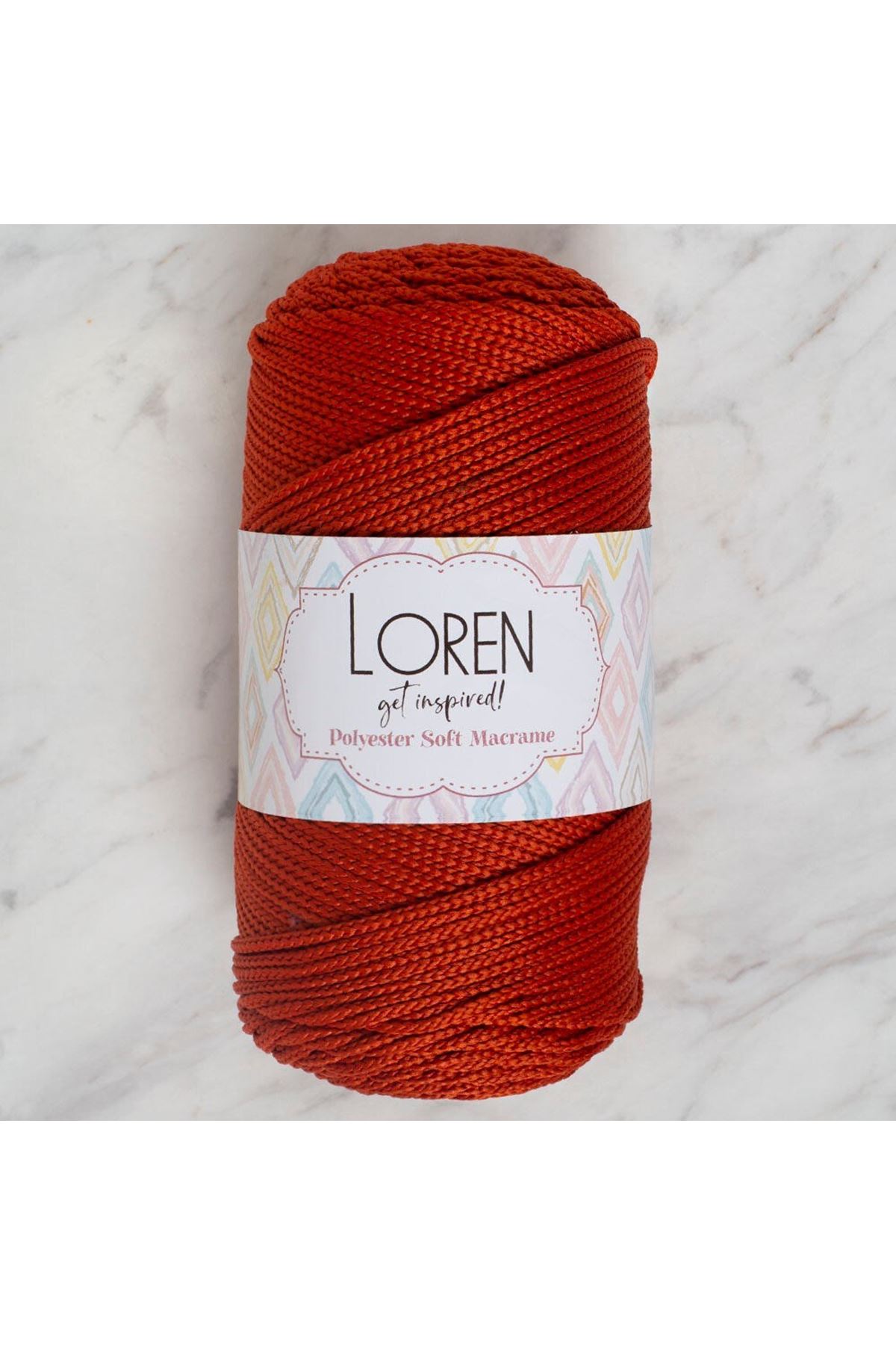 Loren Polyester Soft Macrame Tarçın El Örgü İpi - LM012 - 34431