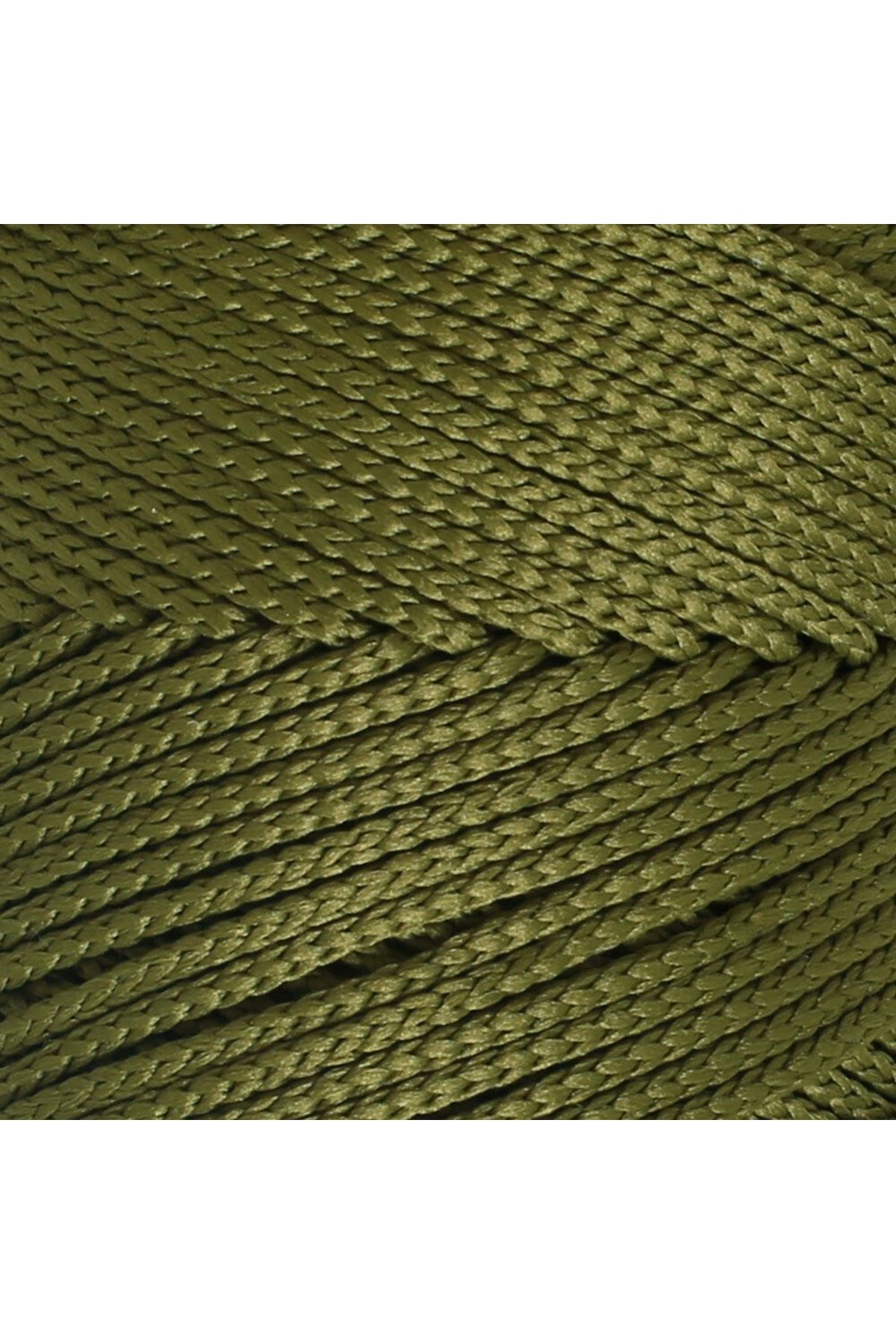 Loren Polyester Soft Macrame Yeşil El Örgü İpi - LM010 - 34429