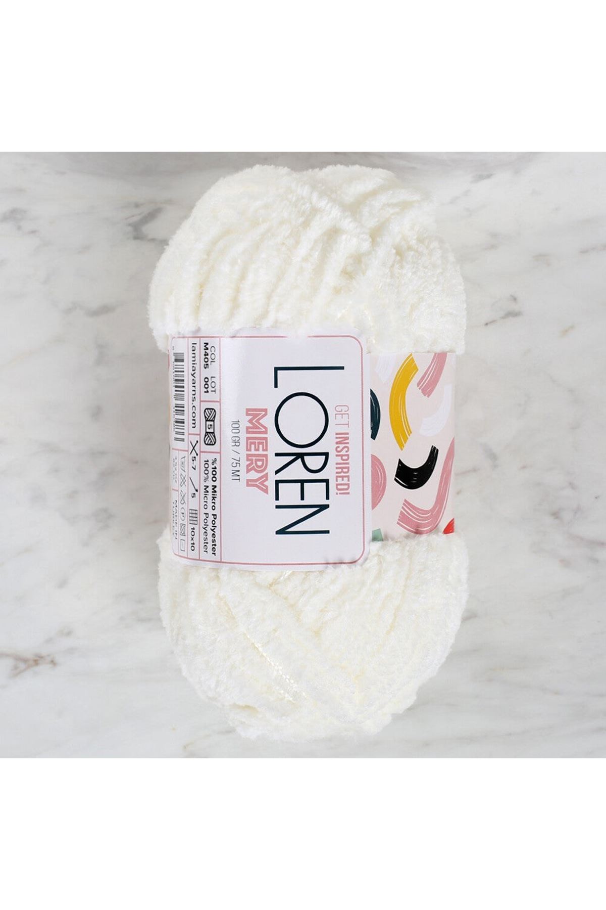 Loren Mery Krem El Örgü İpi - M405 - 34312