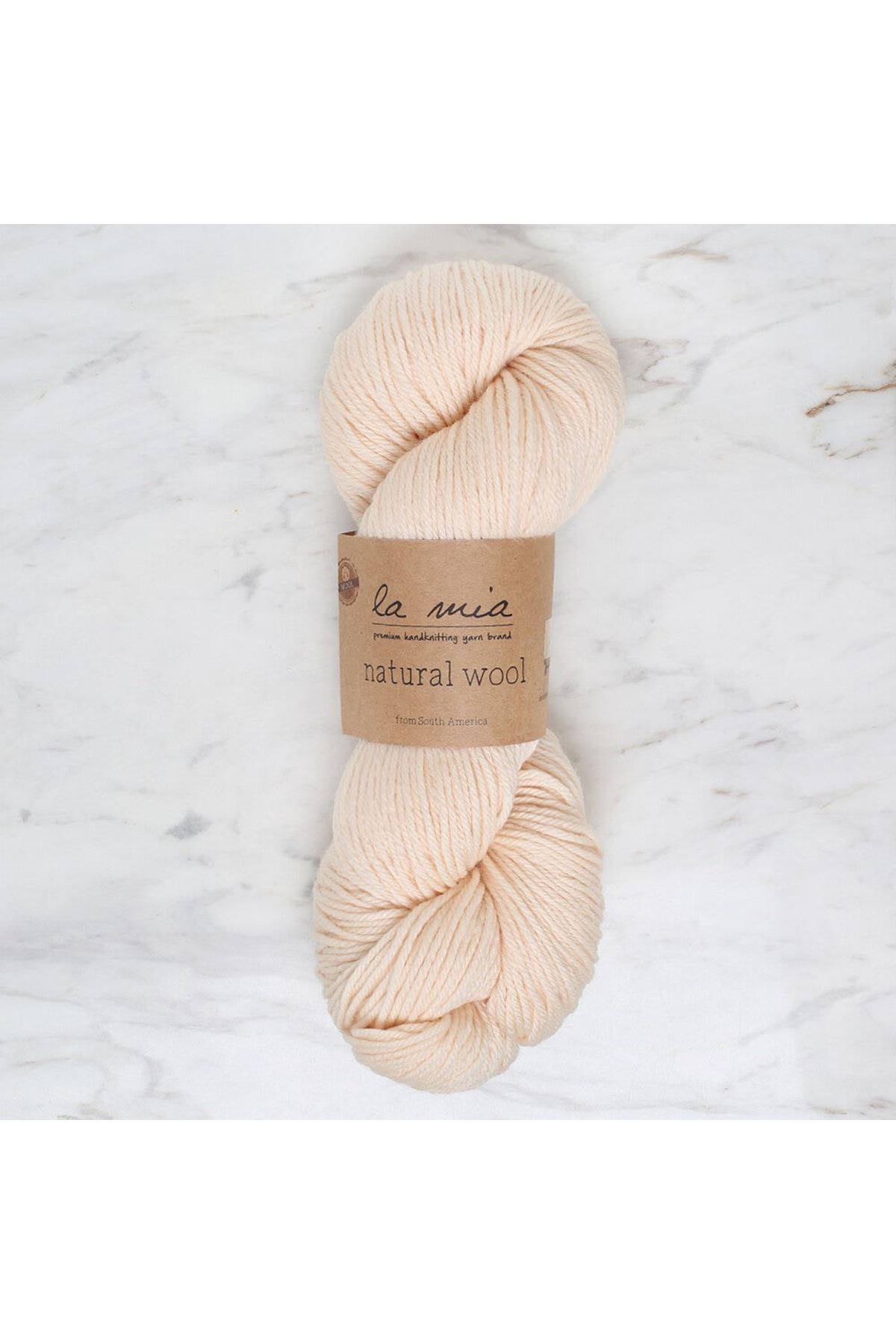 La Mia Natural Wool Krem El Örgü İpi - L289 - 34394