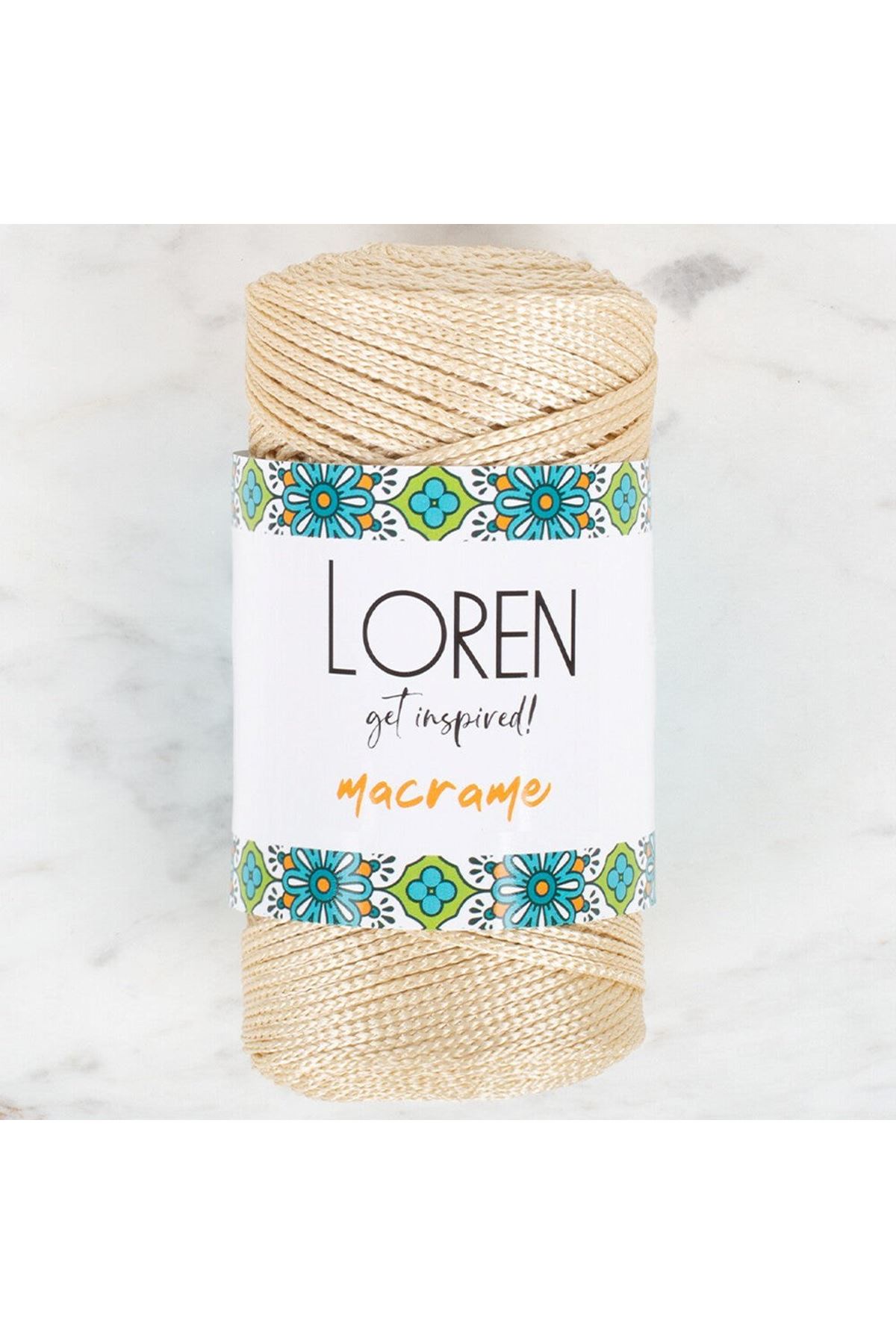 Loren Macrame Bej El Örgü İpi - RM 036 - 34326