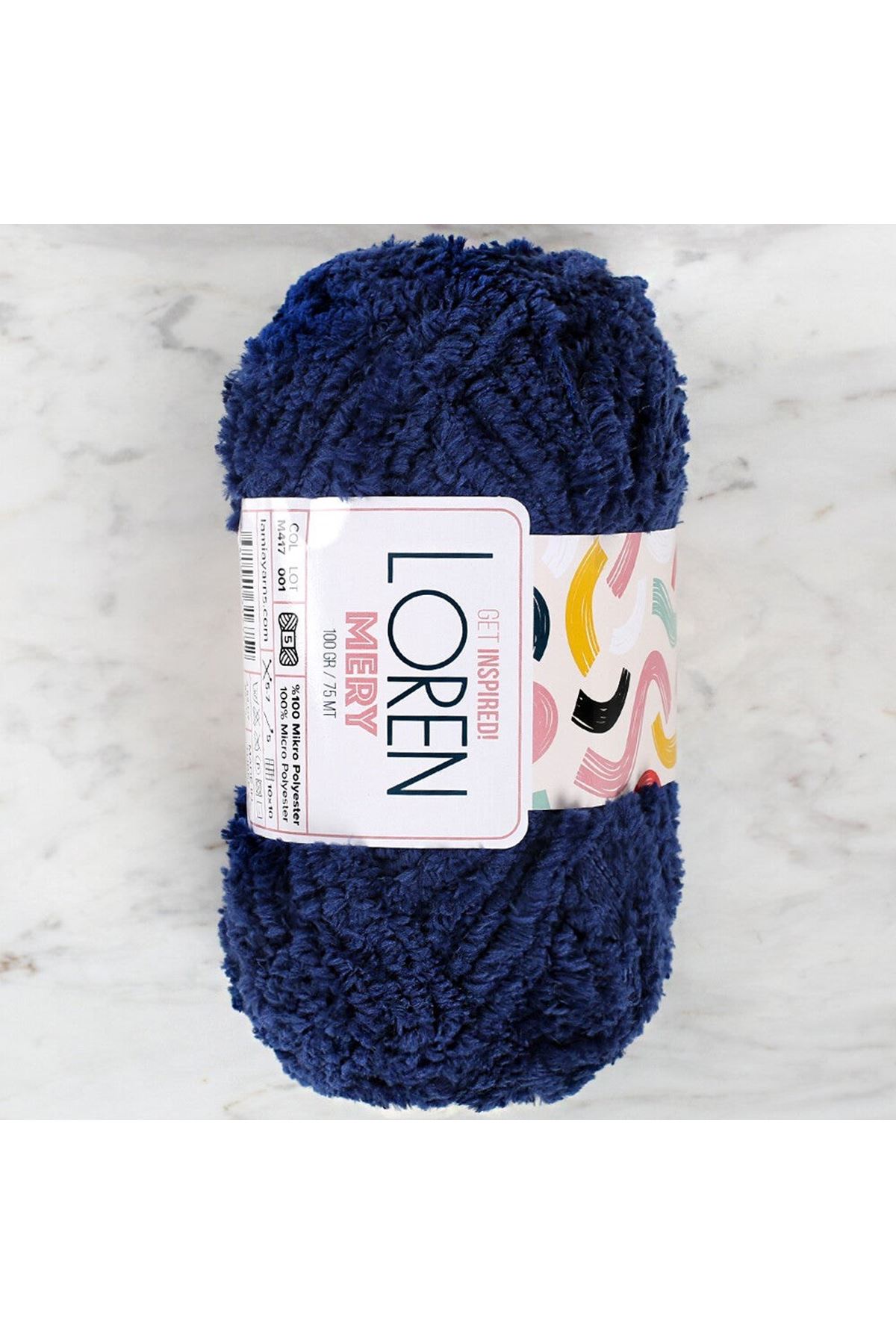 Loren Mery Petrol Mavisi El Örgü İpi - M417 - 34322