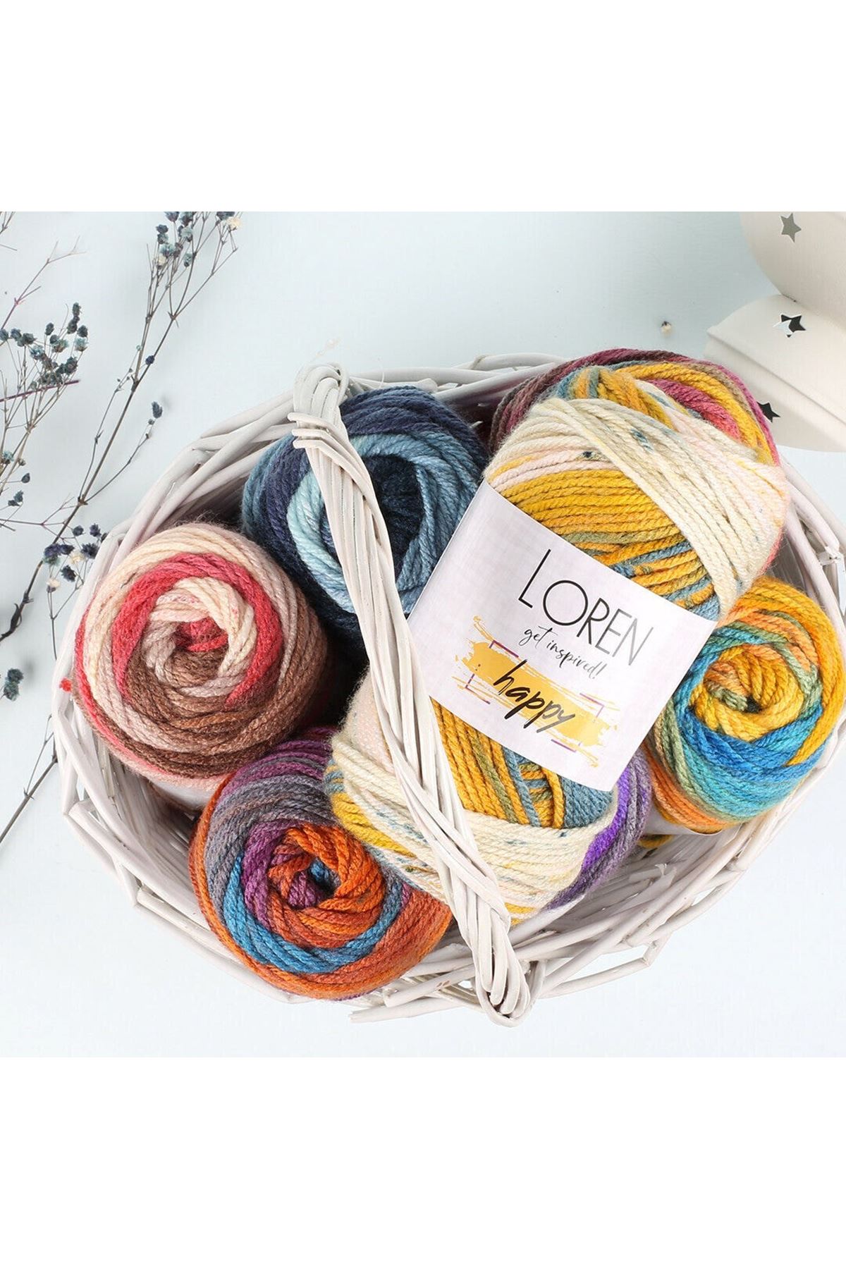 Loren Happy Ebruli El Örgü İpi - RH020 - 34305