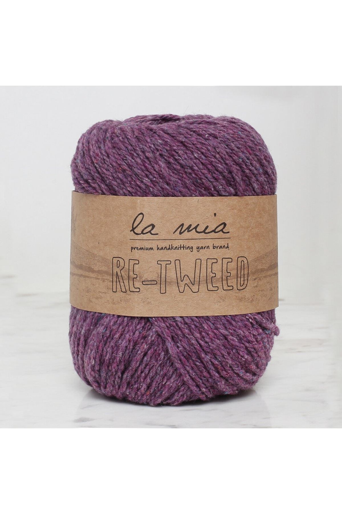 La Mia Re-Tweed Mor Melanj El Örgü İpi - L143 - 34408