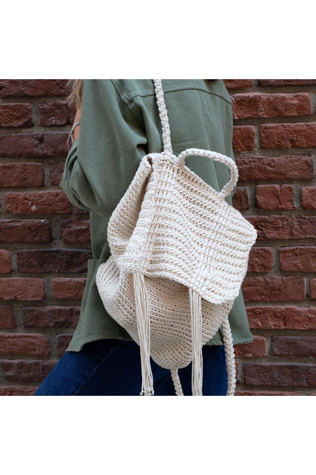 Loren Cotton Macrame Bebe Mavi - R051 - 34375