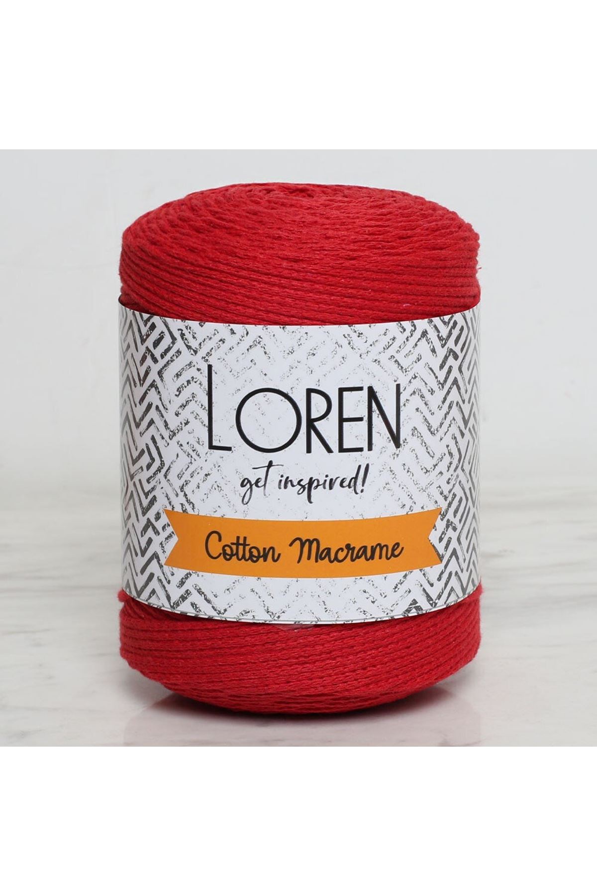 Loren Cotton Macrame Kırmızı - R095 - 34374